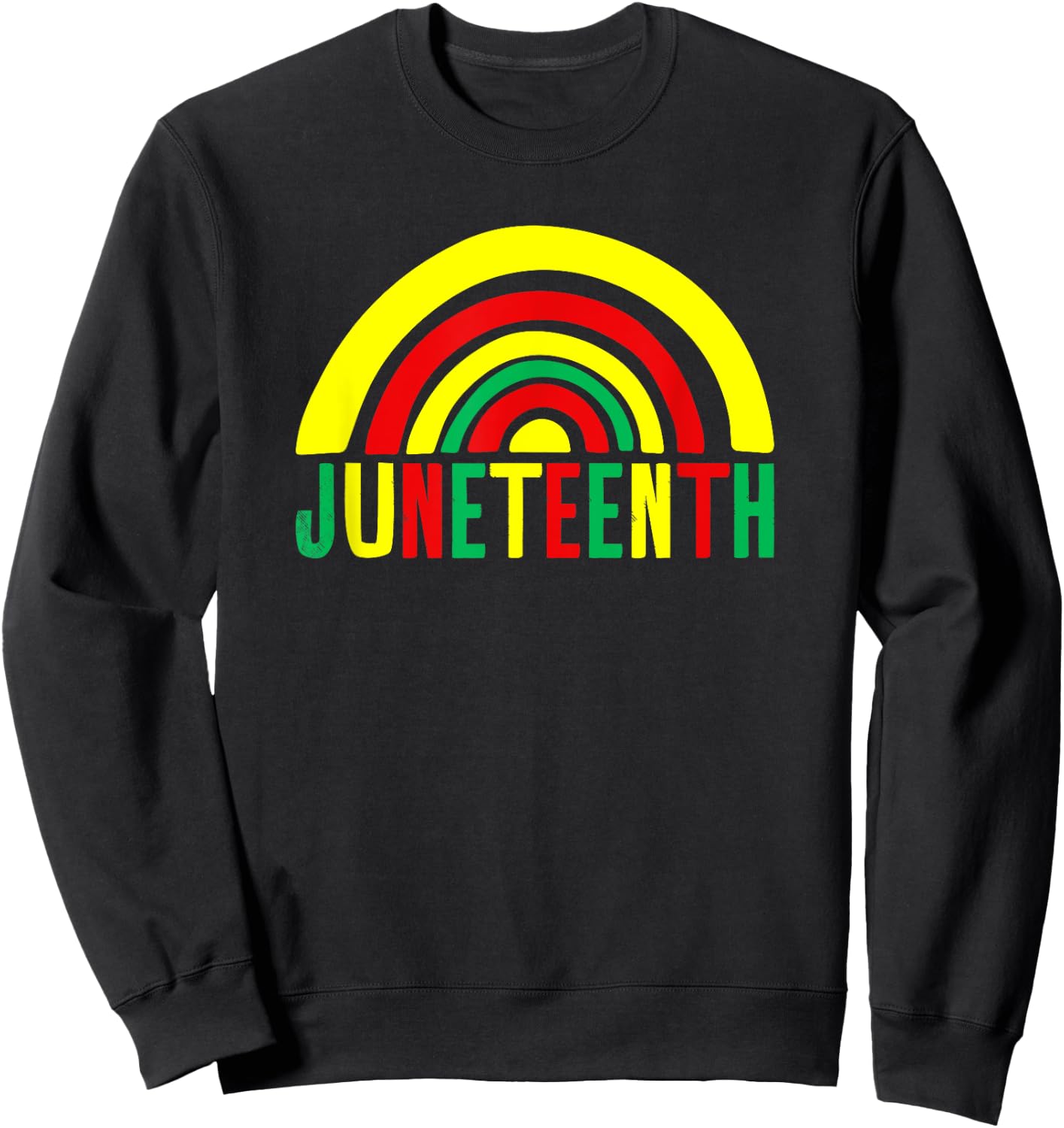 Juneteenth Kid Shirt or Juneteenth Shirt Sweatshirt - Sweatshirt | Black