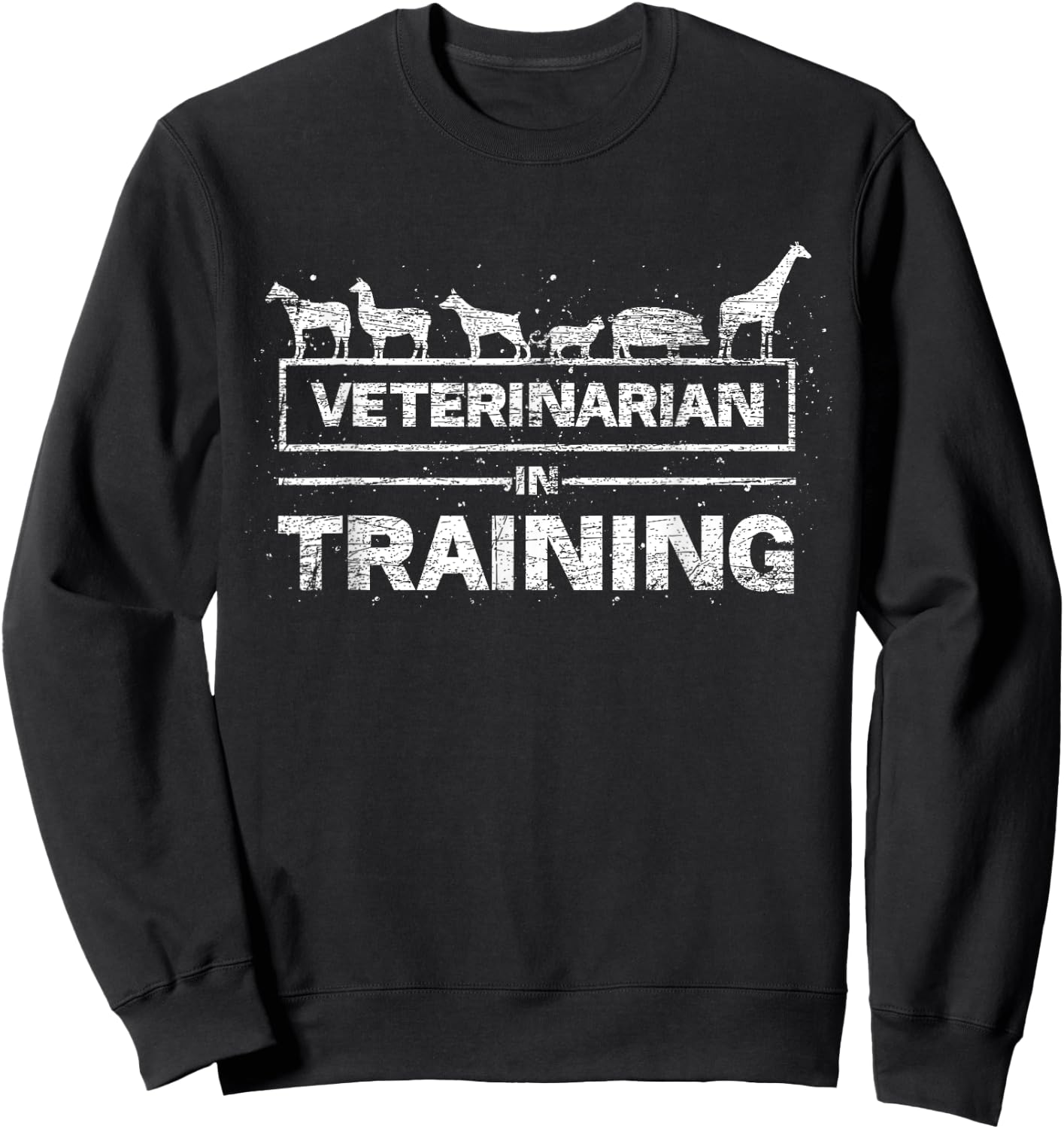 Veterinary Student Veterinarian In Training Future Vet Sweatshirt - Sweatshirt | Black