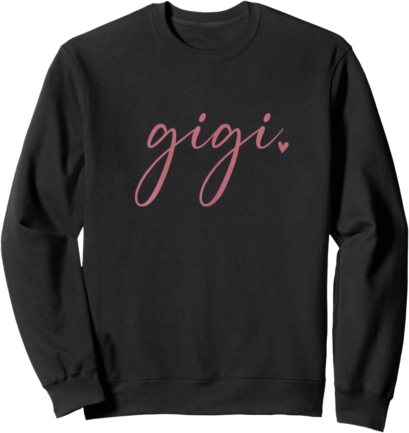Gigi Cute Pink Grandma Sweatshirt - Sweatshirt | Black