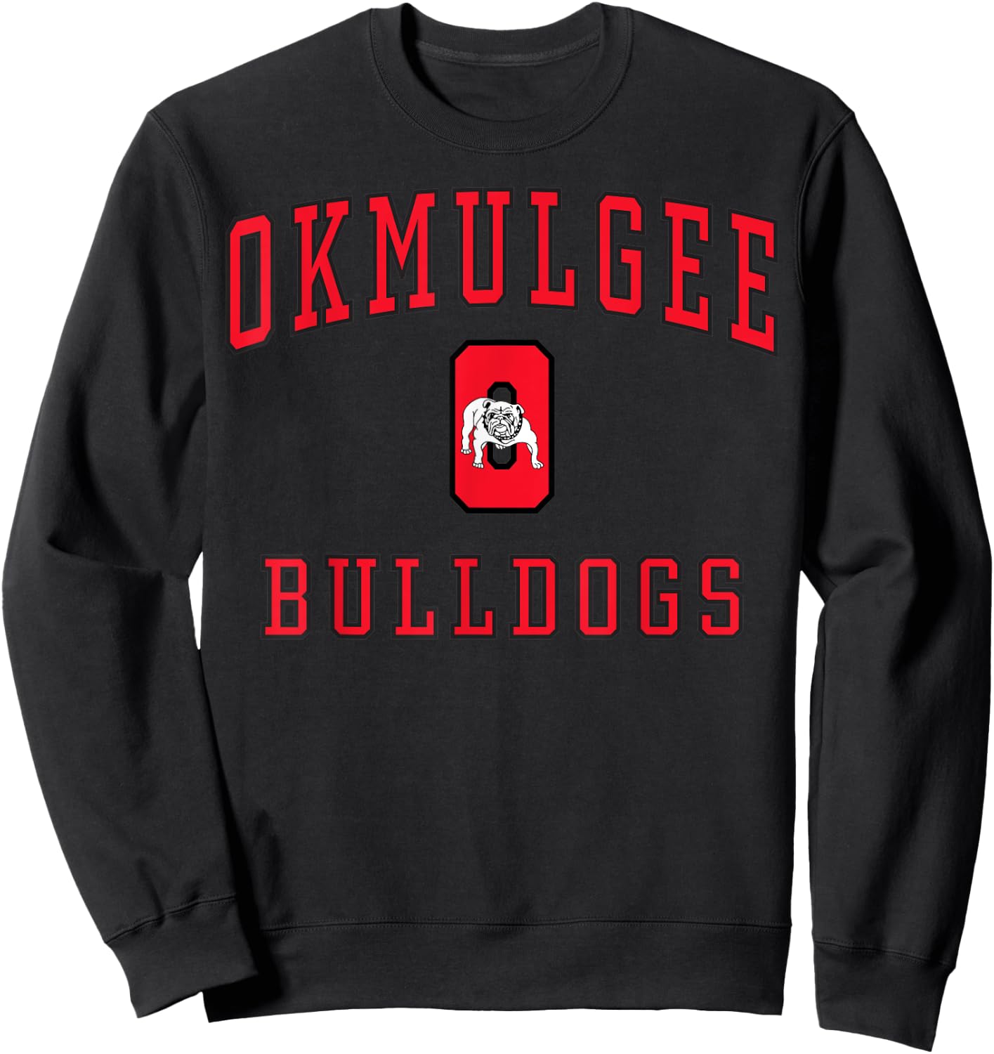 Okmulgee High School Bulldogs C1 Sweatshirt - Sweatshirt | Black