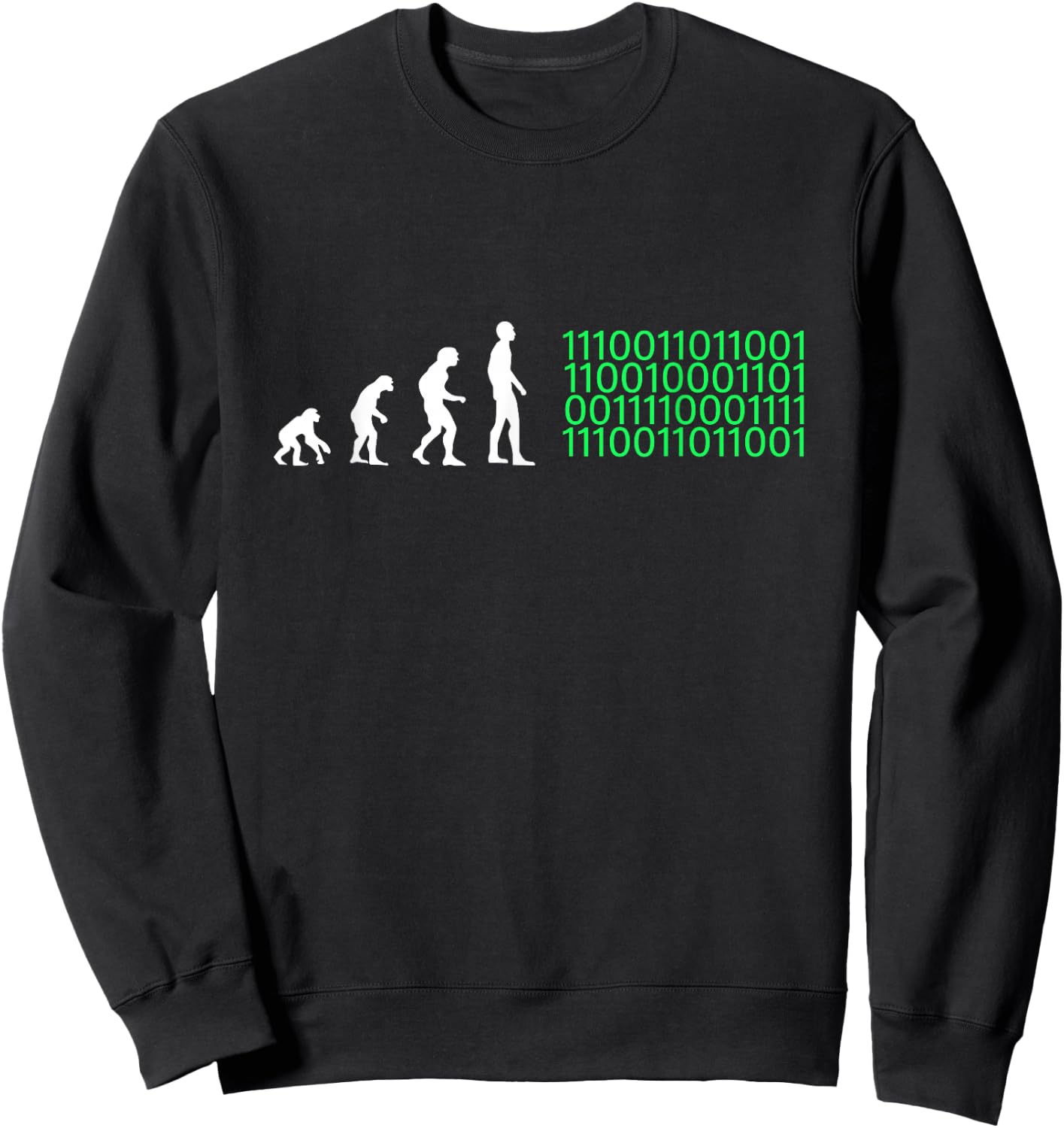Programmer Evolution Artificial intelligence Sweatshirt - Sweatshirt | Black