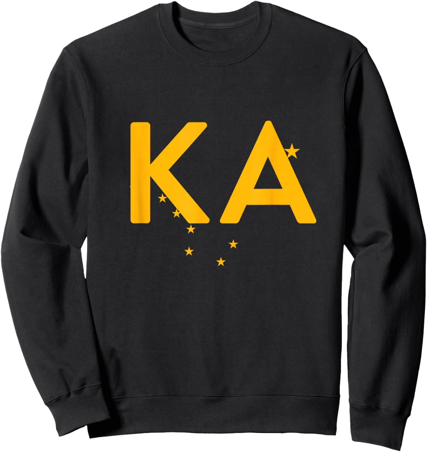 KA - Alaska Three Part Combo Design - Alaskan Flag Part 3 Sweatshirt - Sweatshirt | Black