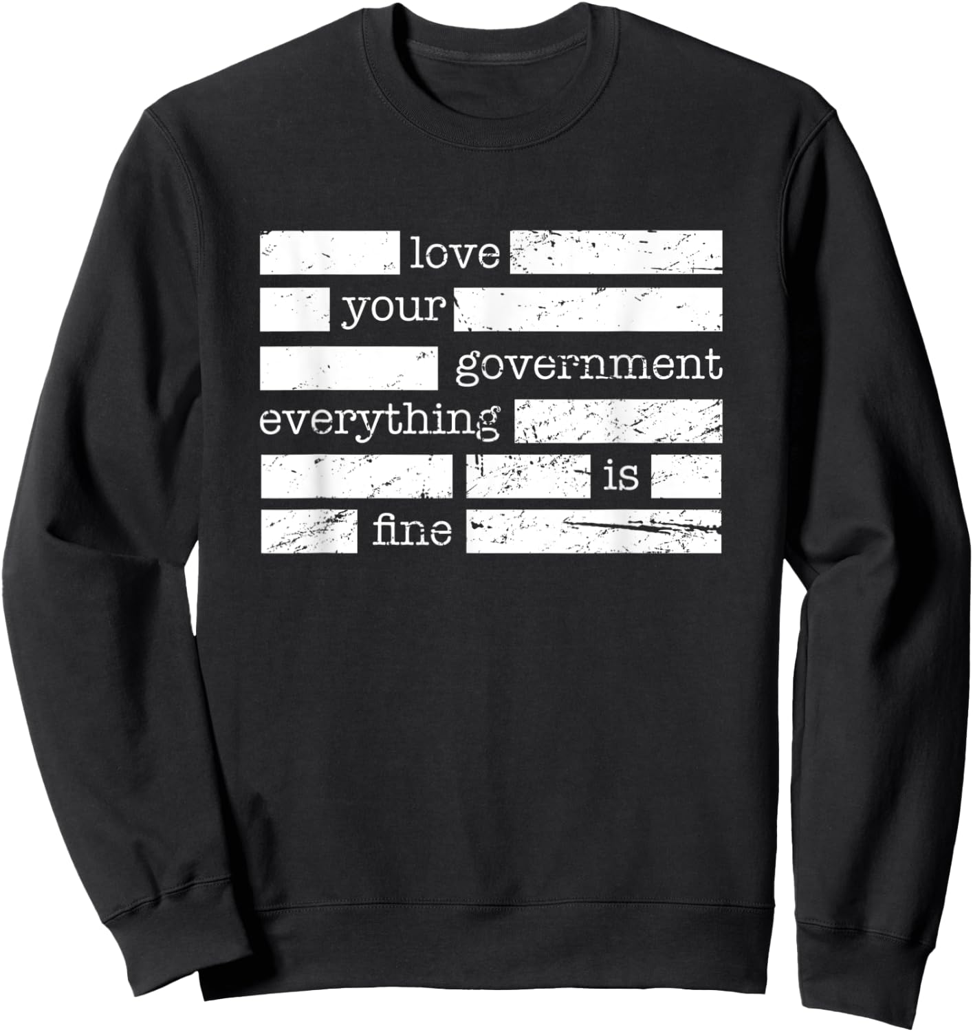 Redacted Conspiracy Theorist Sweatshirt - Sweatshirt | Black