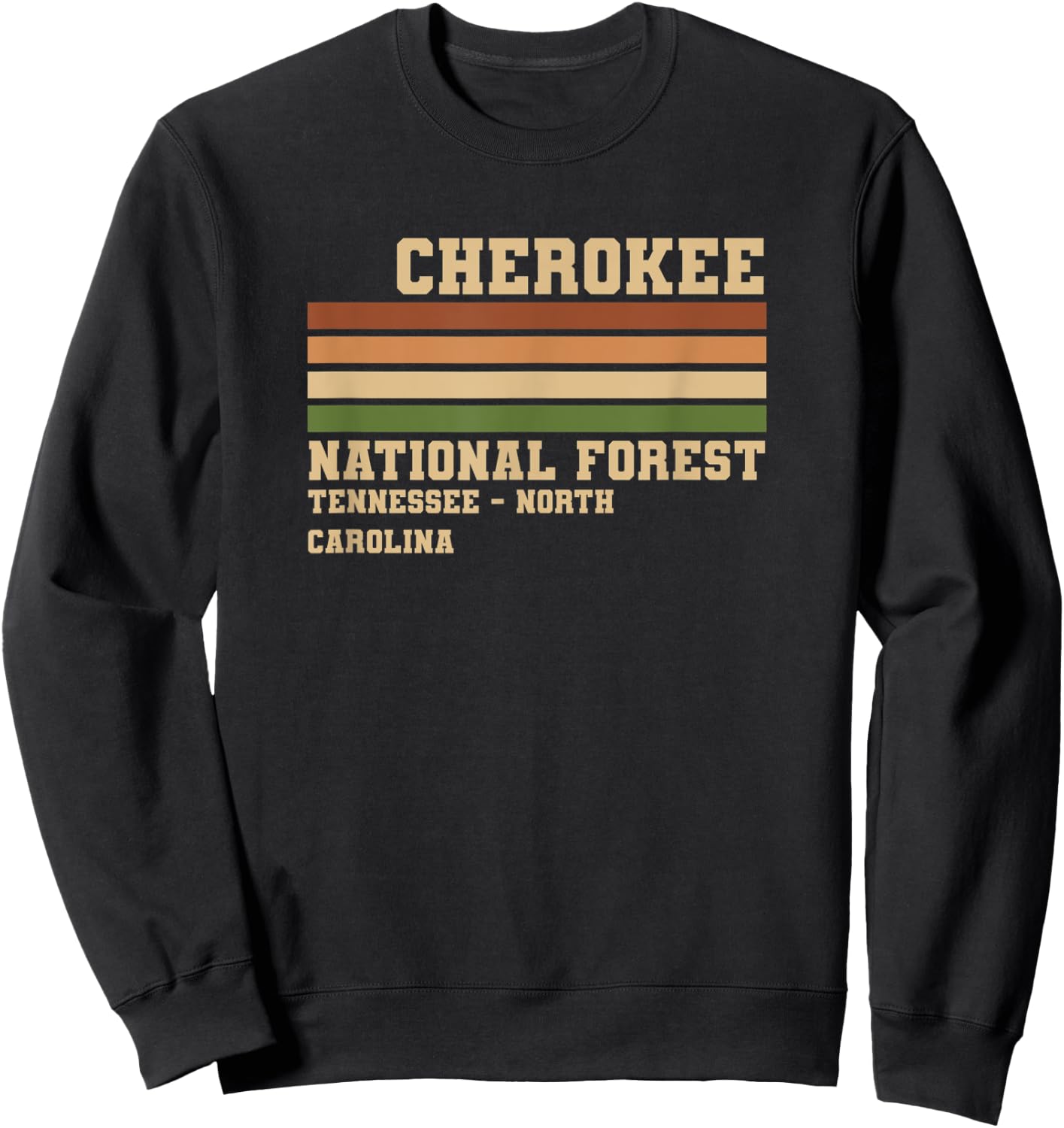 Cherokee National Forest Sweatshirt - Sweatshirt | Black