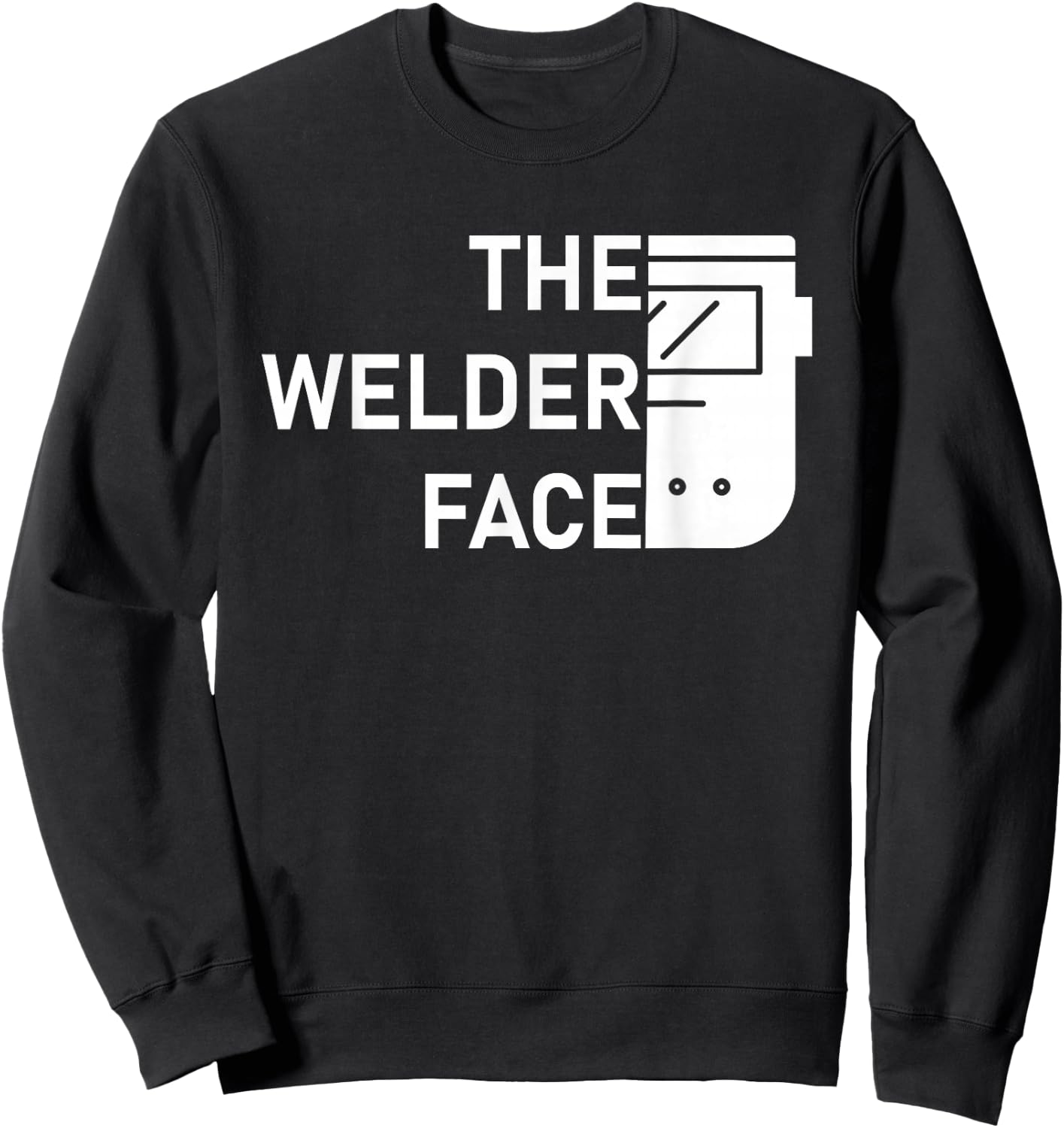 The Welder Face Sweatshirt - Sweatshirt | Black