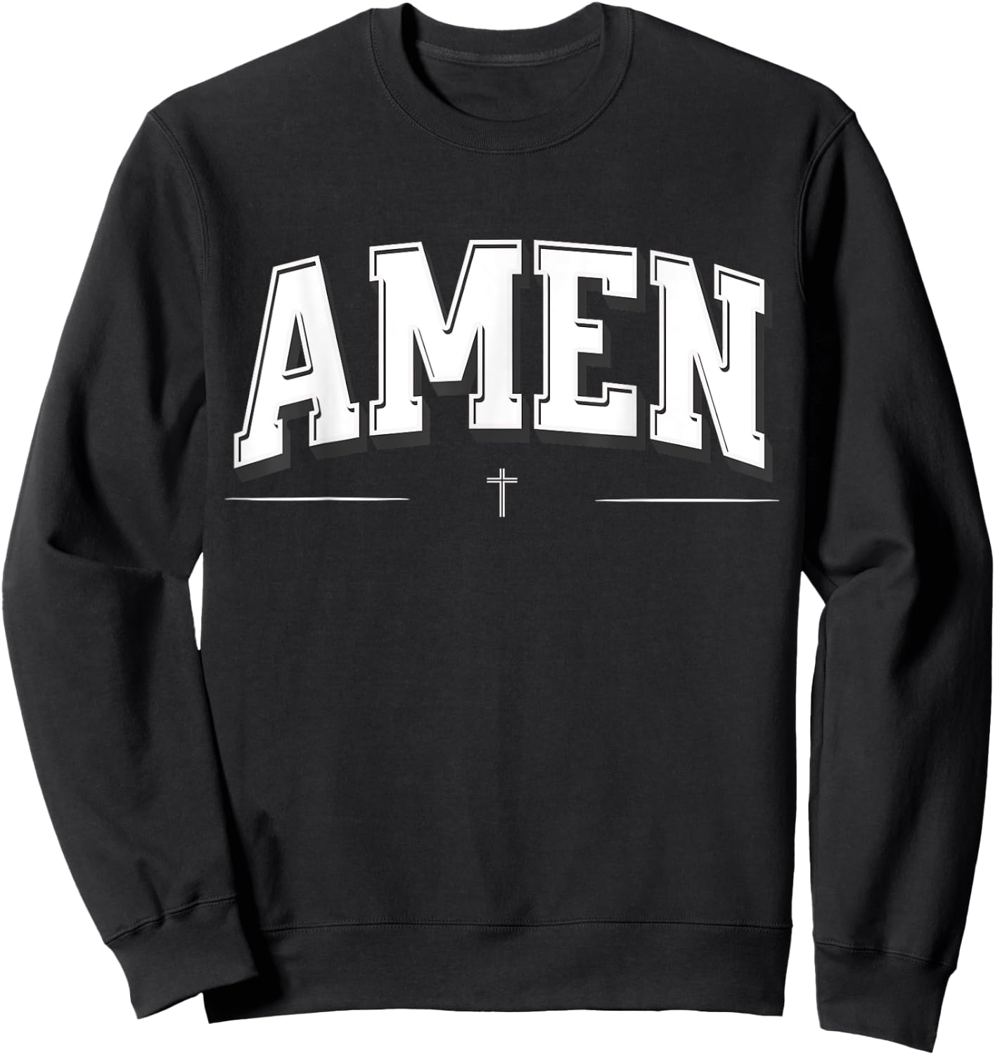 Christian shirts , AMEN Sweatshirt - Sweatshirt | Black