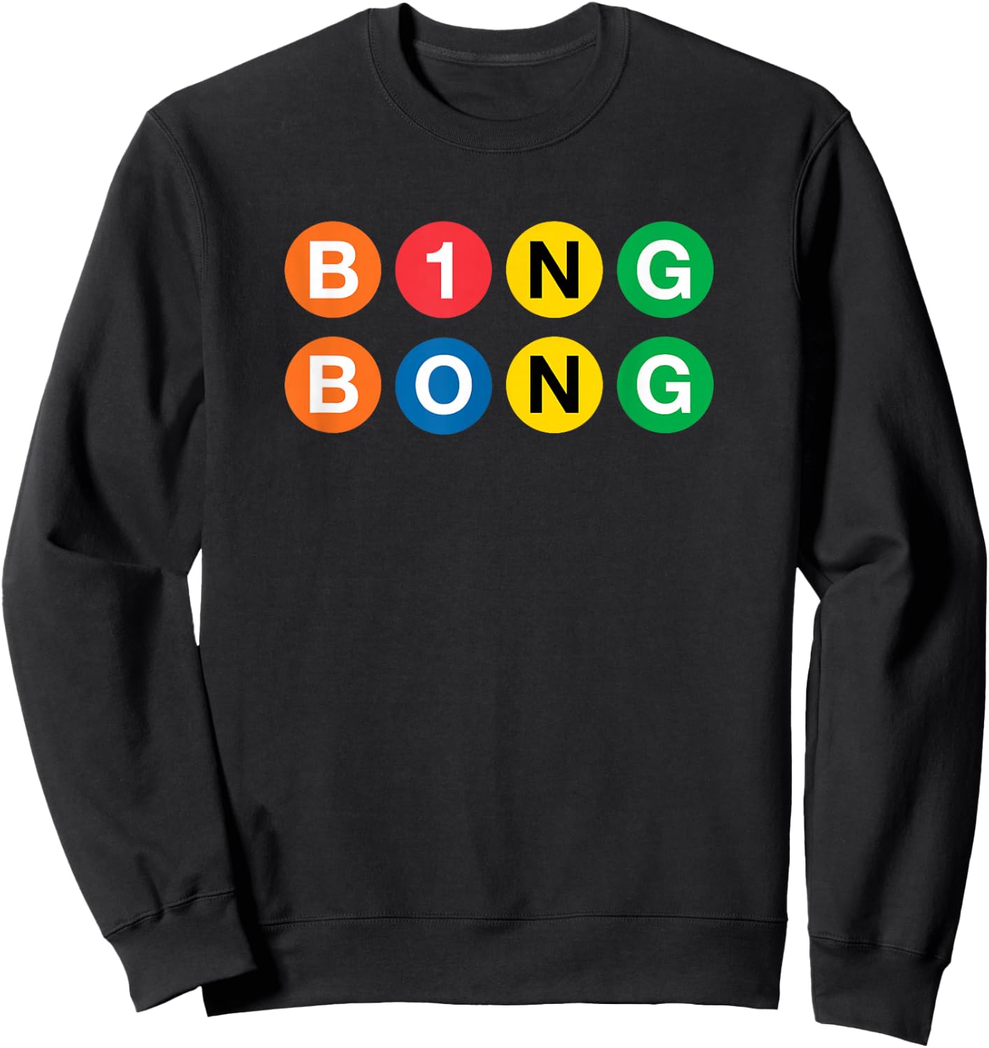 Bing Bong // Funny NYC Sweatshirt - Sweatshirt | Black