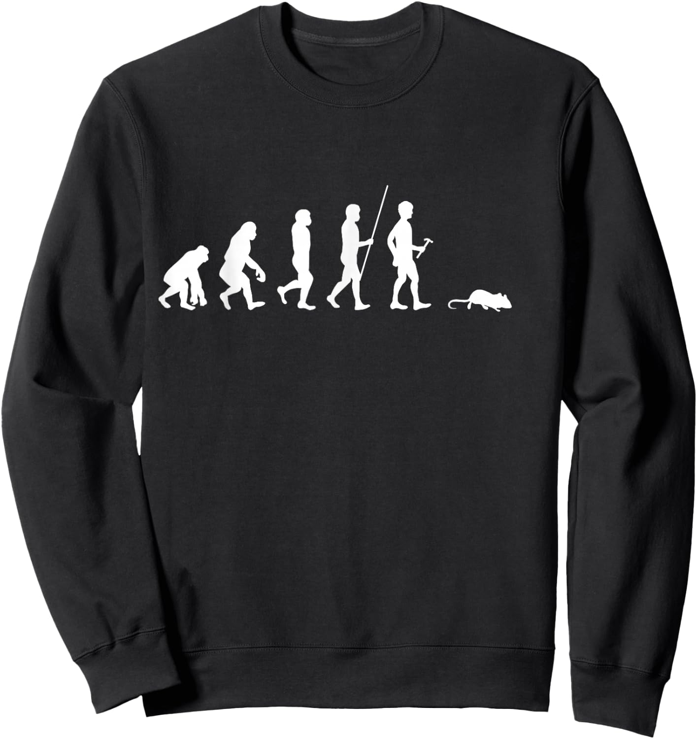 Mouse Gifts Women Kids Mice Ratón Maus Coward Pet Sweatshirt - Sweatshirt | Black