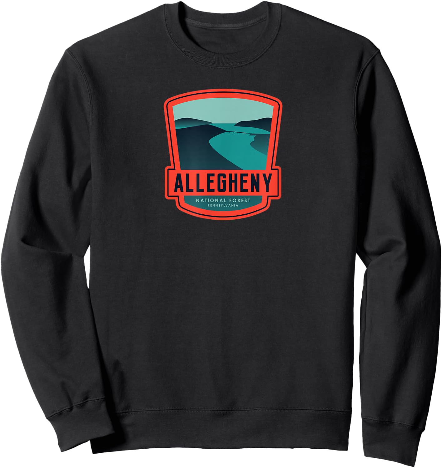 Allegheny National Forest – Pennsylvania Sweatshirt - Sweatshirt | Black