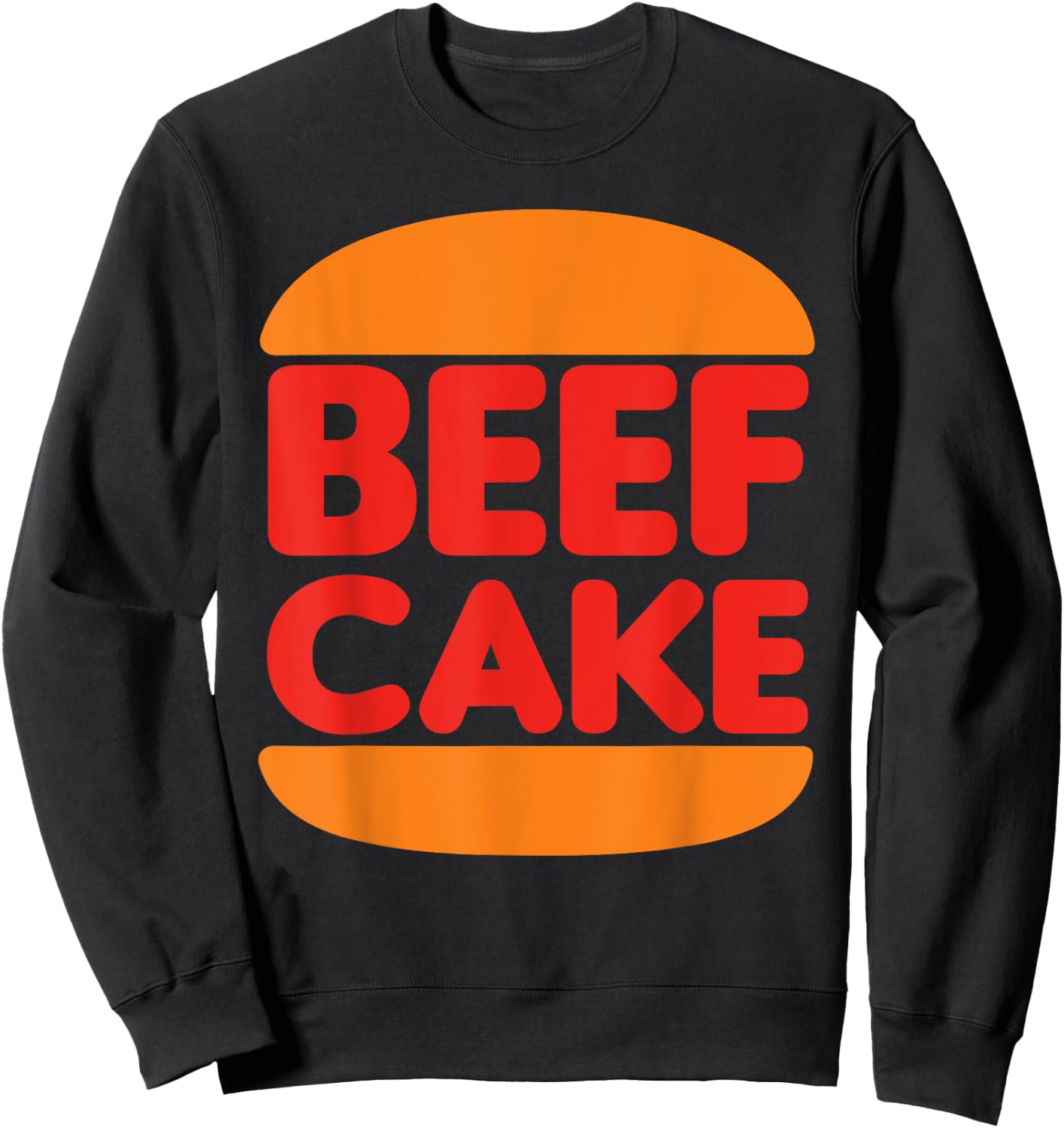 Beefcake Burger For Muscle And Gym Sweatshirt - Sweatshirt | Black