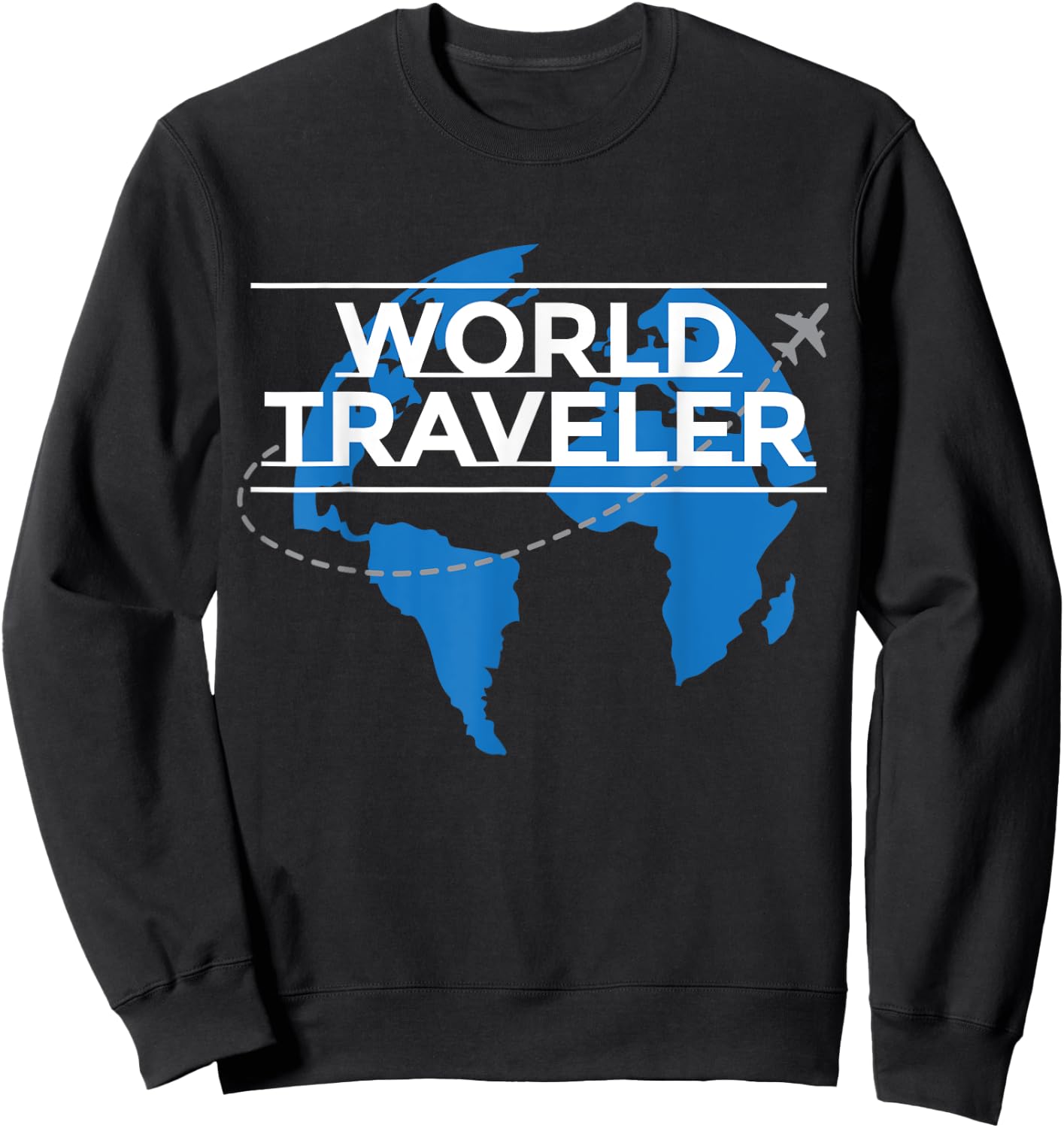International World Traveler Gift International Traveler Sweatshirt - Sweatshirt | Black