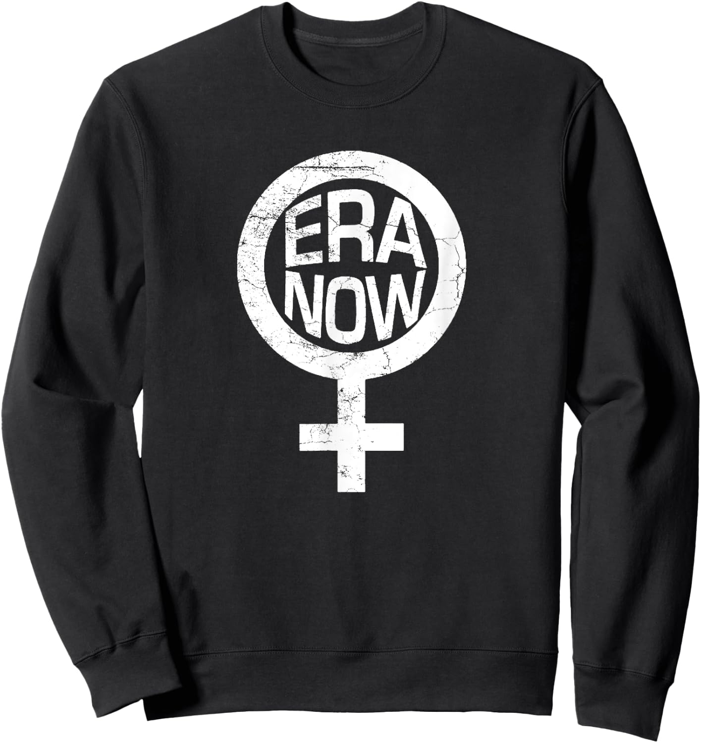 ERA NOW equal rights amendment women used look Sweatshirt - Sweatshirt | Black