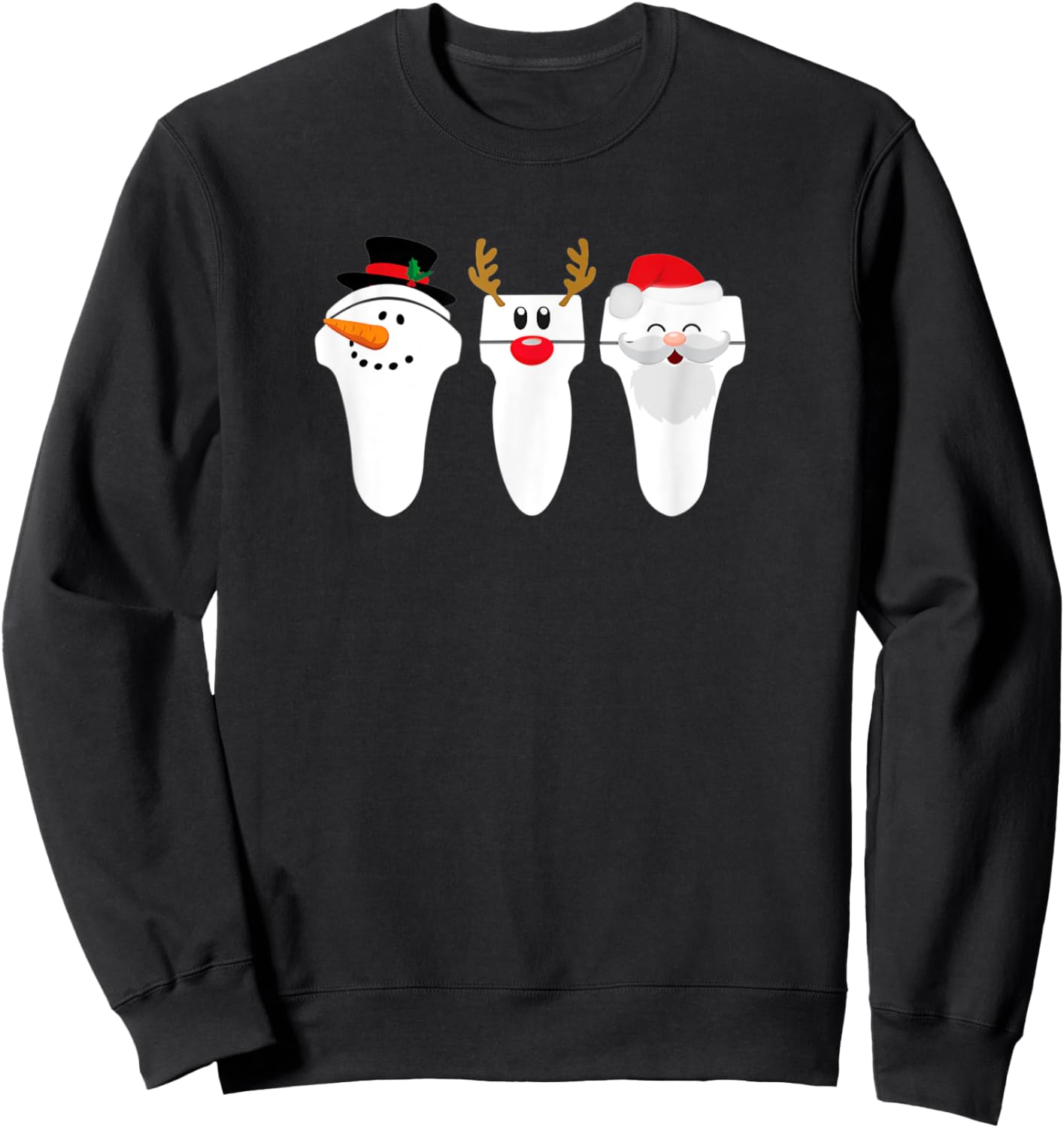Christmas Ultrasound Transducer Sonogram Probe Holiday Tech Sweatshirt - Sweatshirt | Black