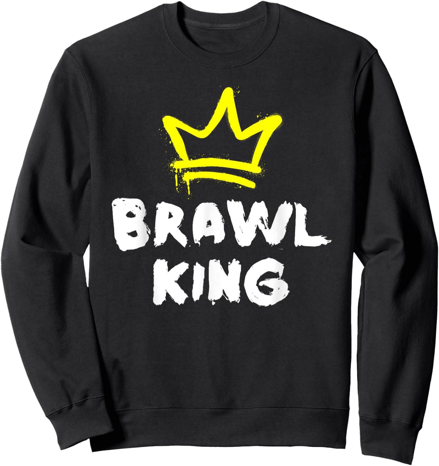 Brawl King Gamer Gaming Brawler Brawl Sweatshirt - Sweatshirt | Black