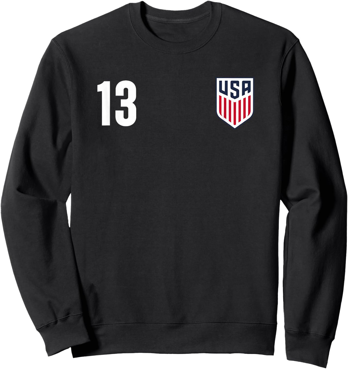 Officially Licensed US Soccer Tim Ream, Legacy #13 Sweatshirt - Sweatshirt | Black