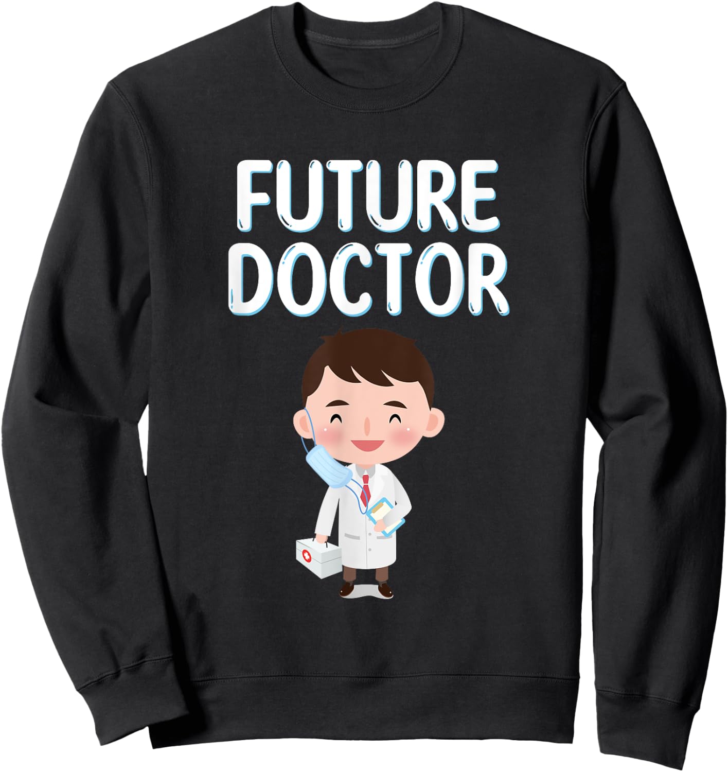 Future Doctor Pre Medicine Little Boy For Kids Boys Sweatshirt - Sweatshirt | Black