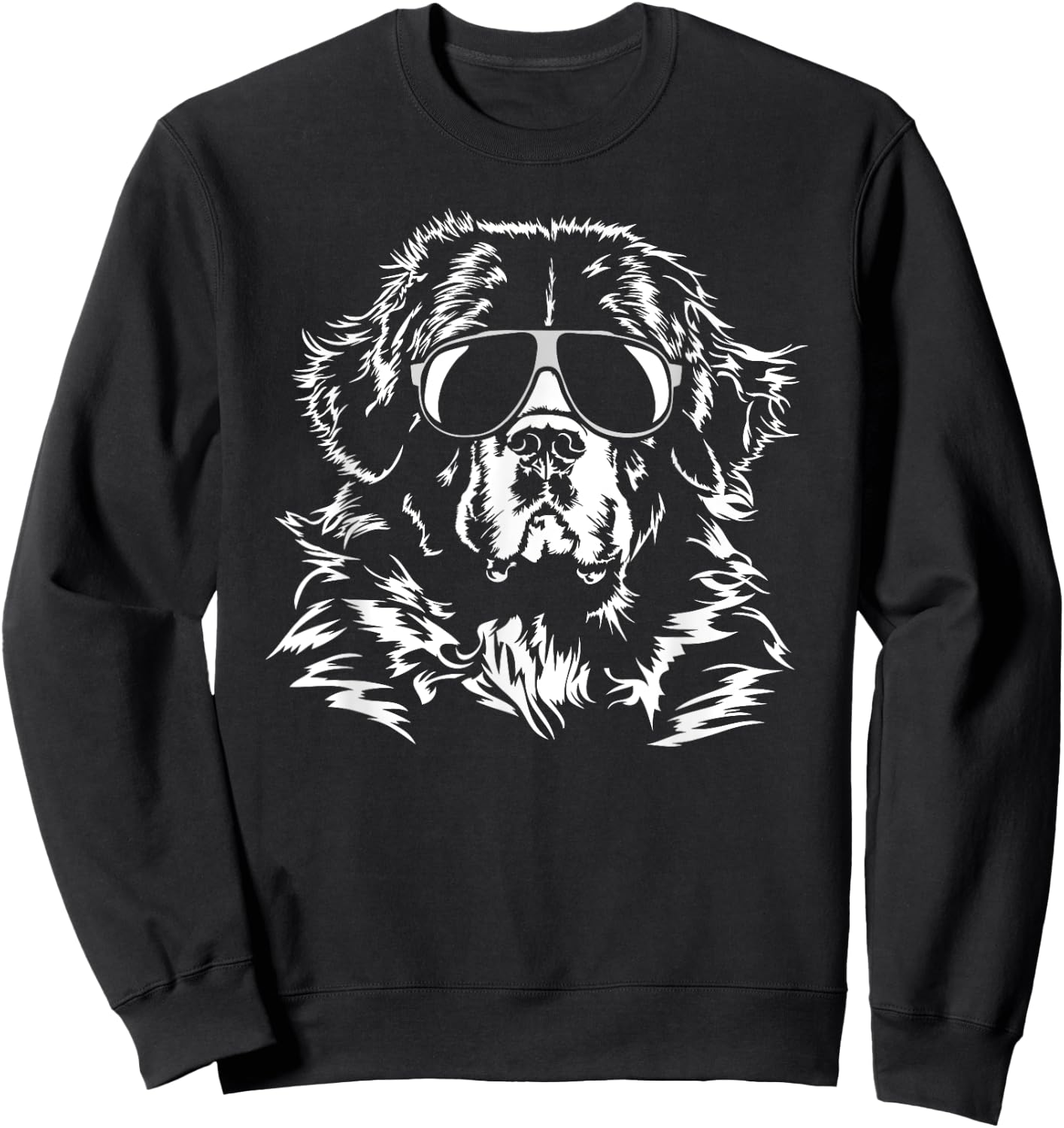 Funny Proud Newfoundland dog Shirt gift Men Women Girls Kids Sweatshirt - Sweatshirt | Black