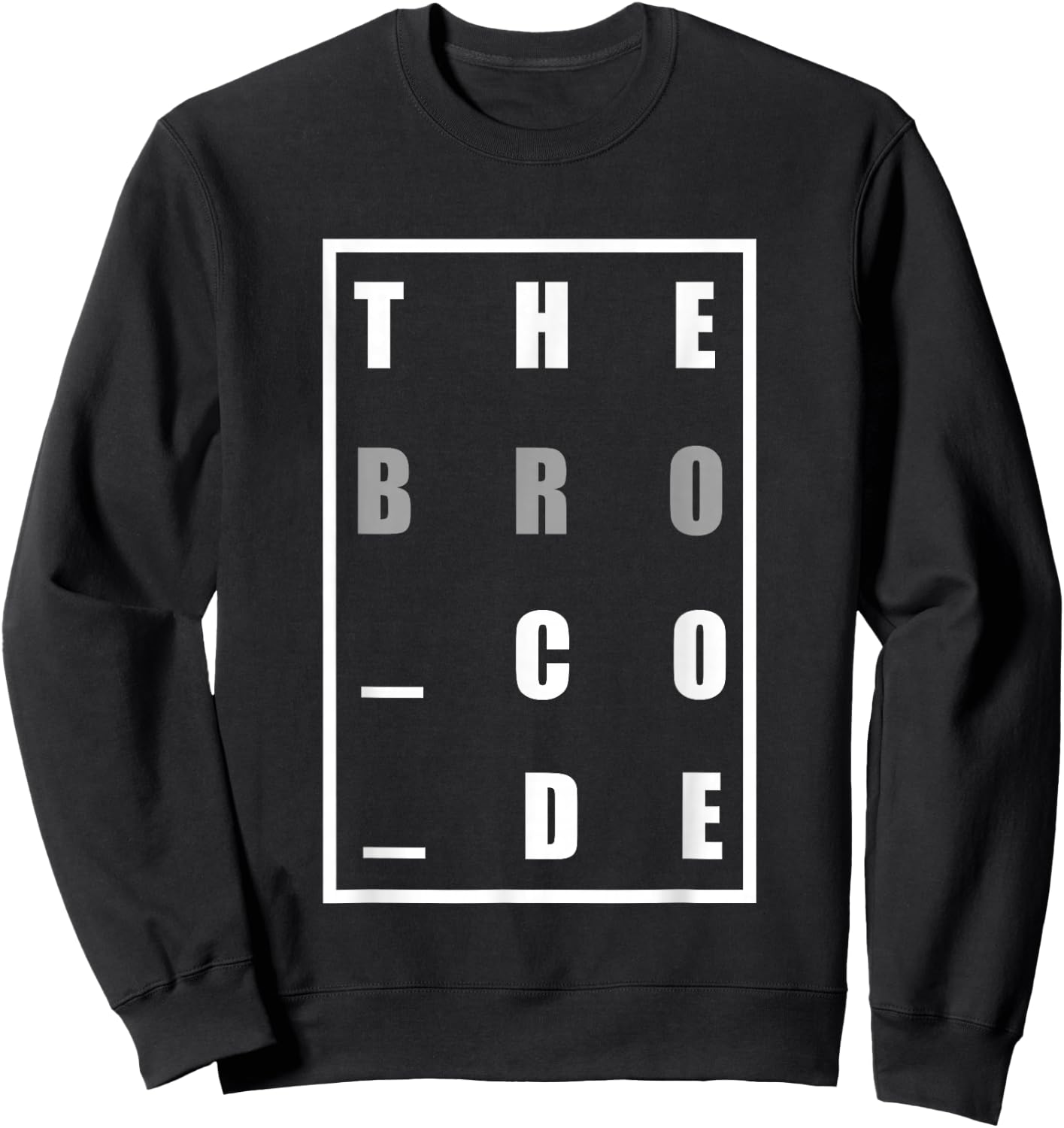 Bro Code Programming Sweatshirt - Sweatshirt | Black