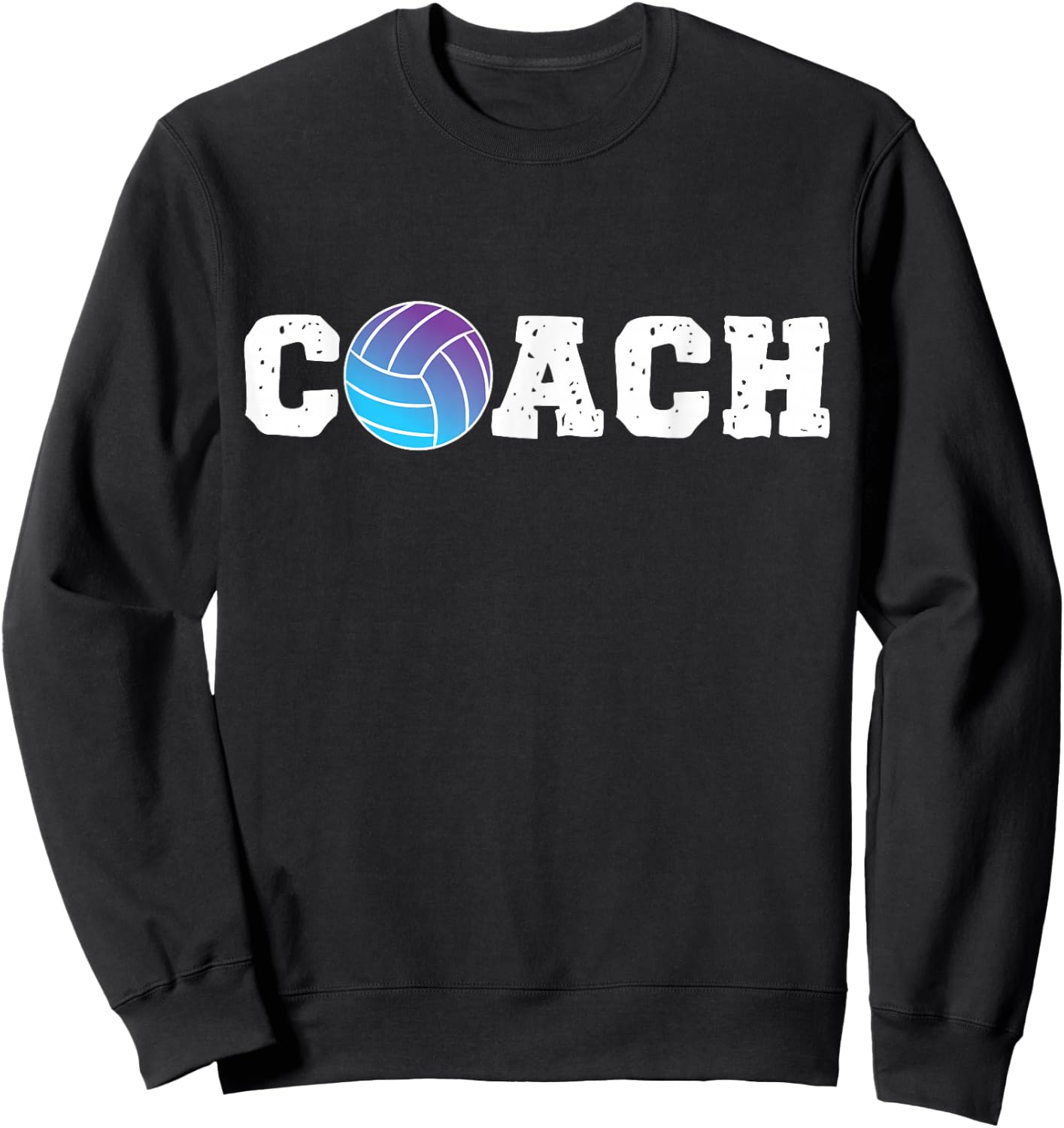 Team Coach Coach Volleyball Player Sweatshirt - Sweatshirt | Black