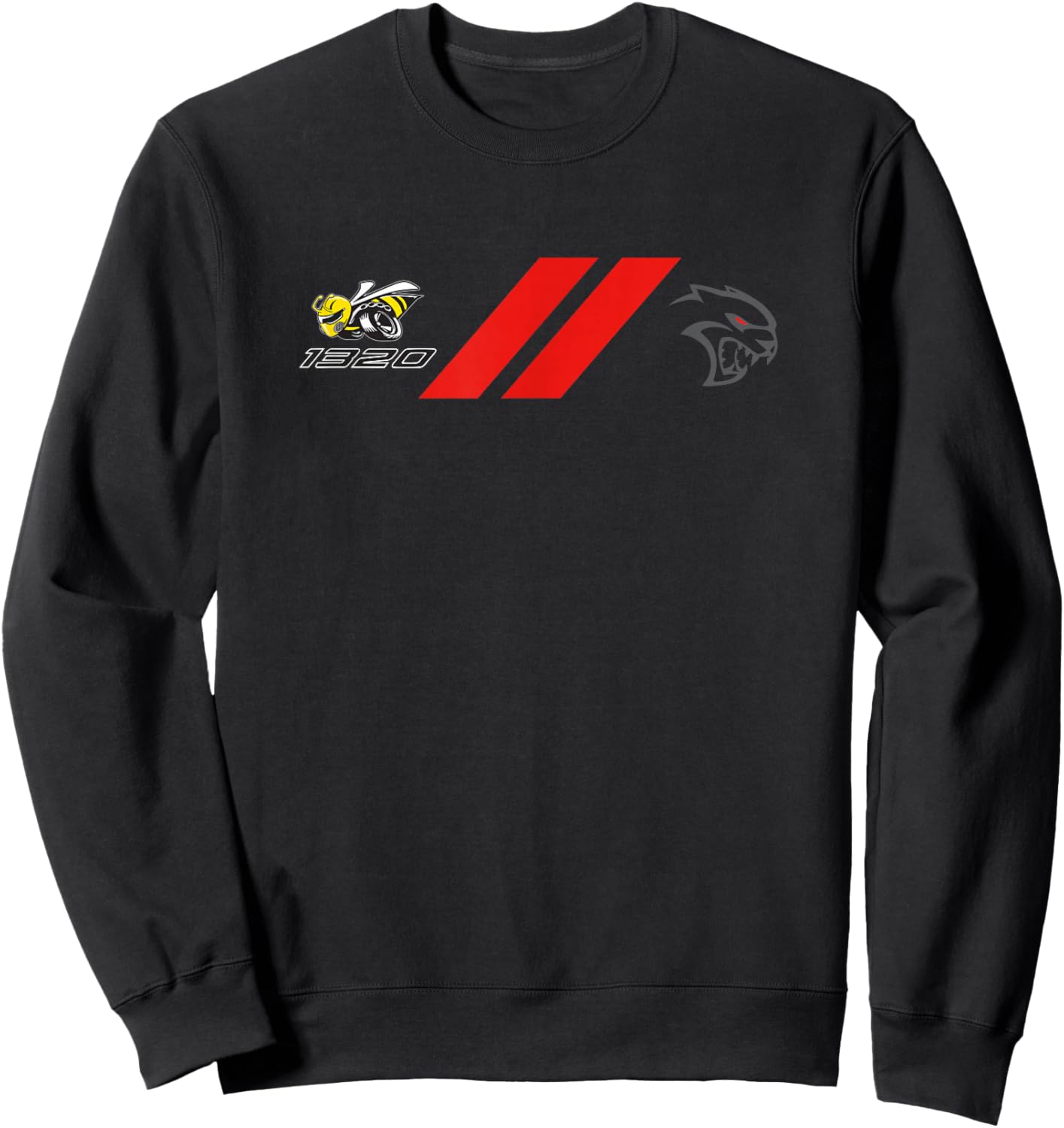 Dodge 1320 // Hellcat Logo Sweatshirt - Sweatshirt | Black