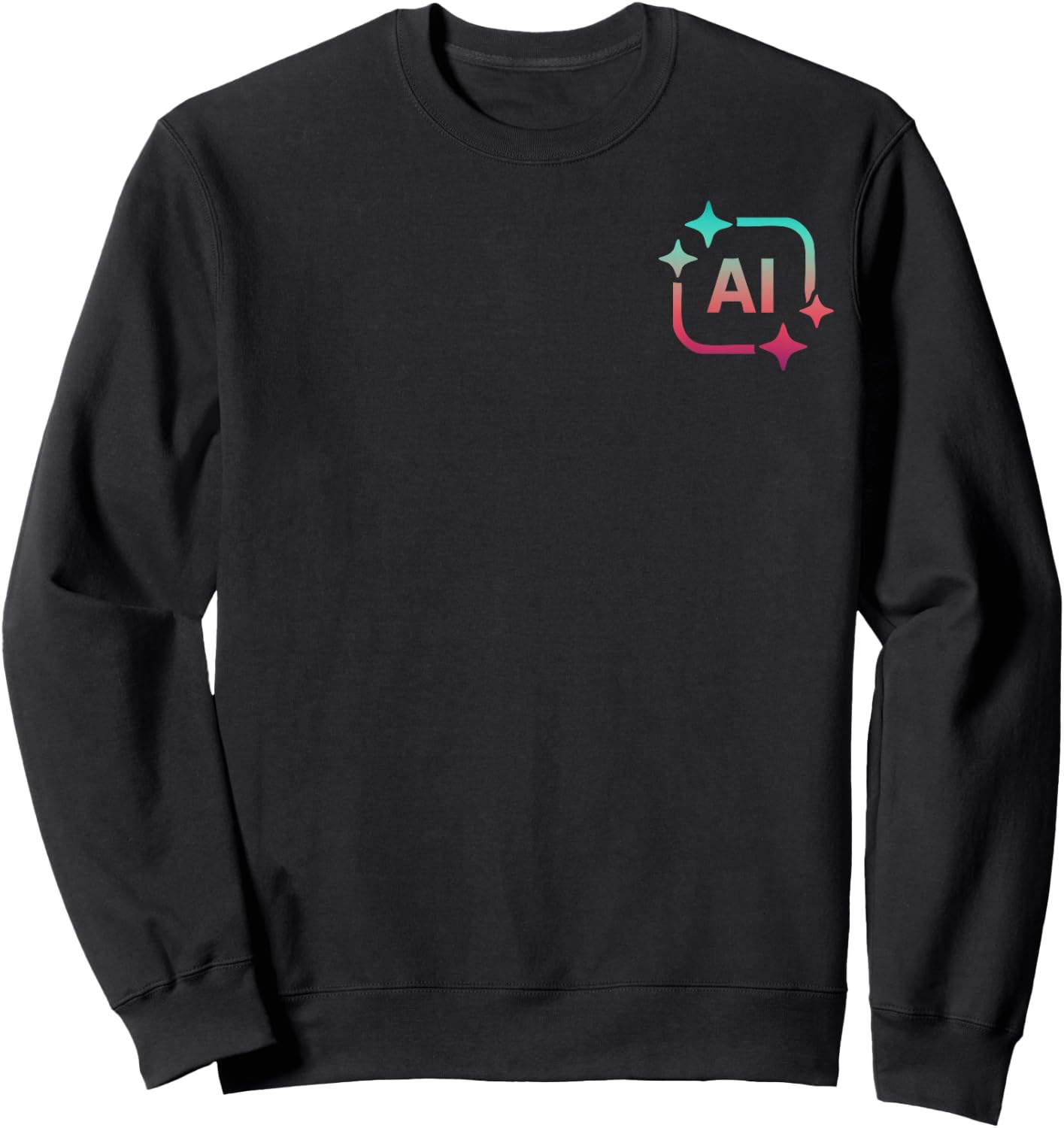 Artificial Intelligence Art Computer Science AI Tech Geek Sweatshirt - Sweatshirt | Black
