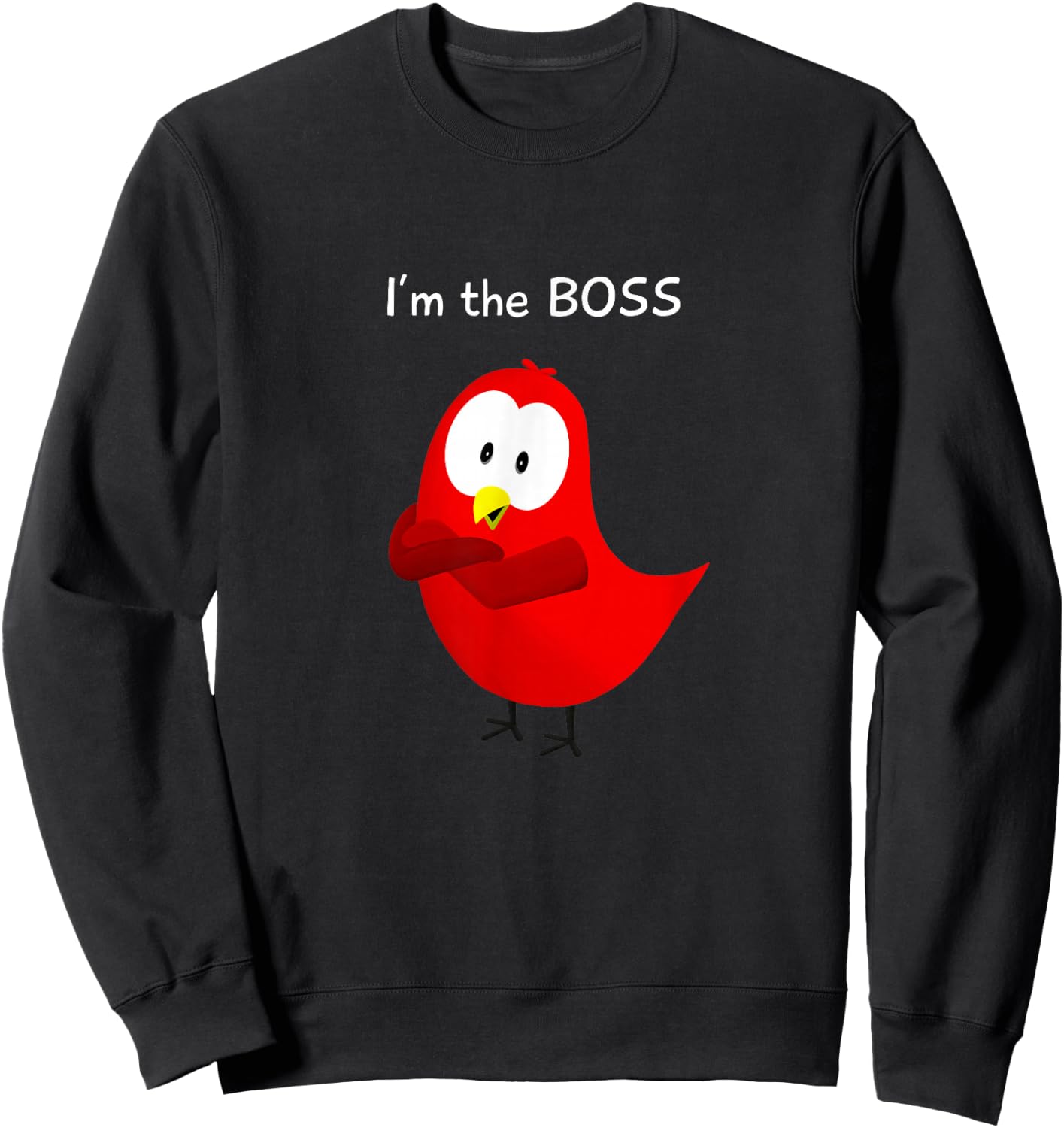 The Official Sammy Bird - I'm the Boss Sweatshirt - Sweatshirt | Black