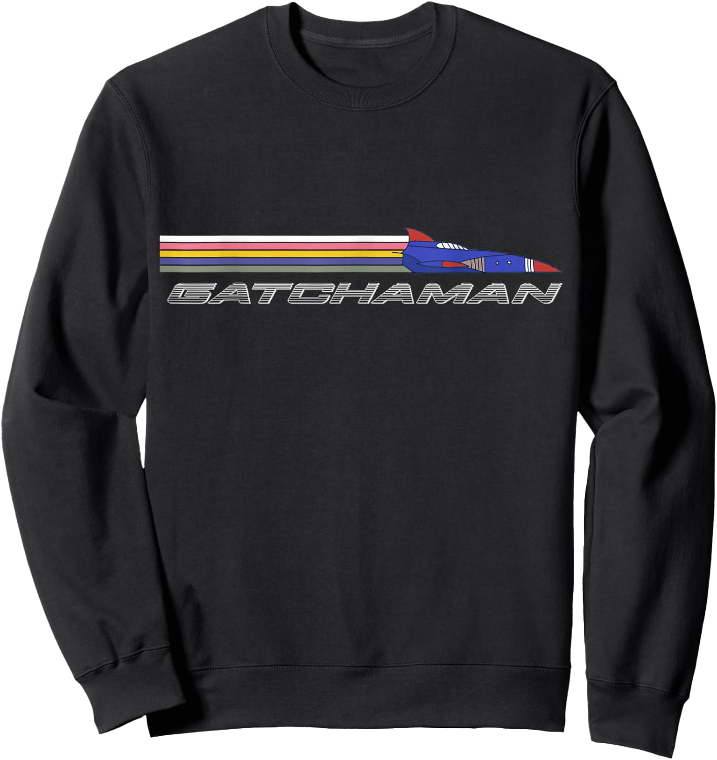 Battle of the planets Ship Gatchaman G Force Phoenix Sweatshirt - Sweatshirt | Black