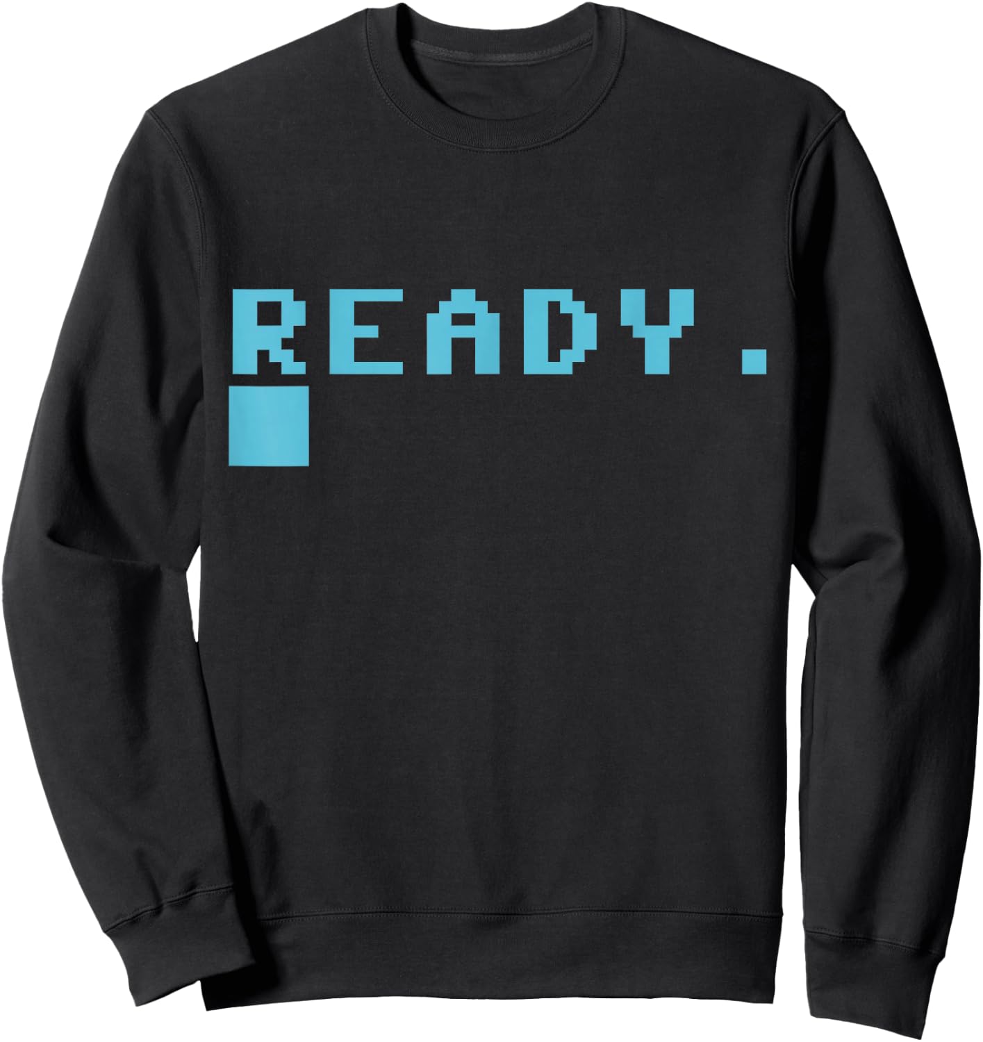 C64 Retro Gaming Computer Ready Load Sweatshirt - Sweatshirt | Black