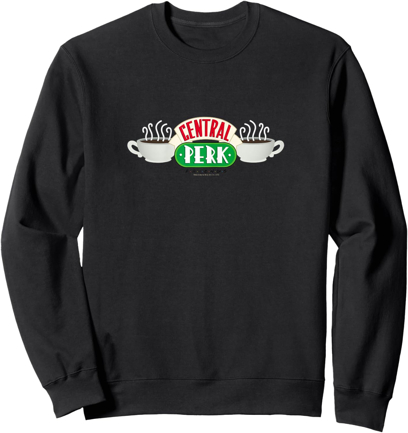Friends Central Perk Logo Sweatshirt - Sweatshirt | Black