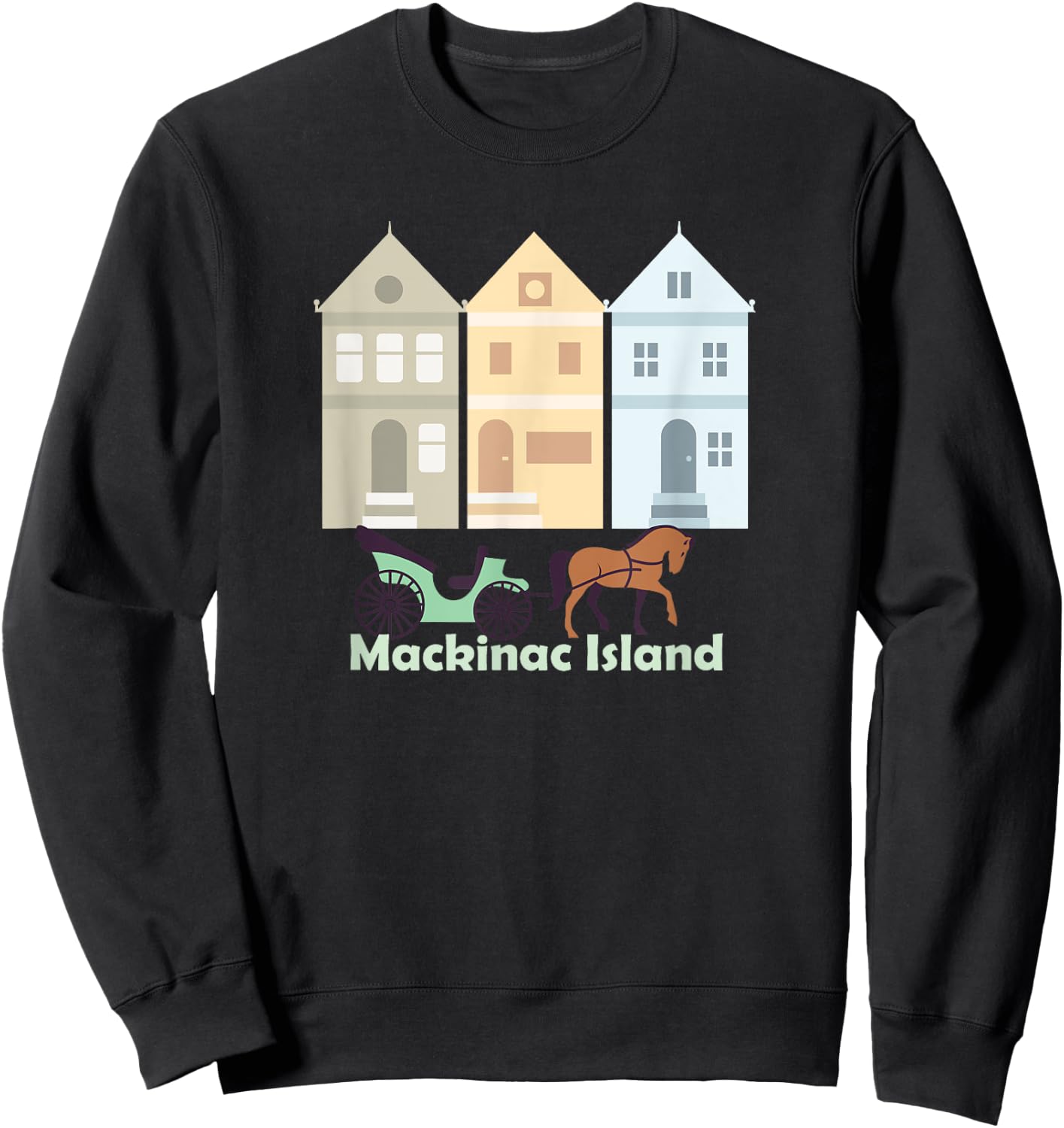 Mackinac Island Sweatshirt - Sweatshirt | Black