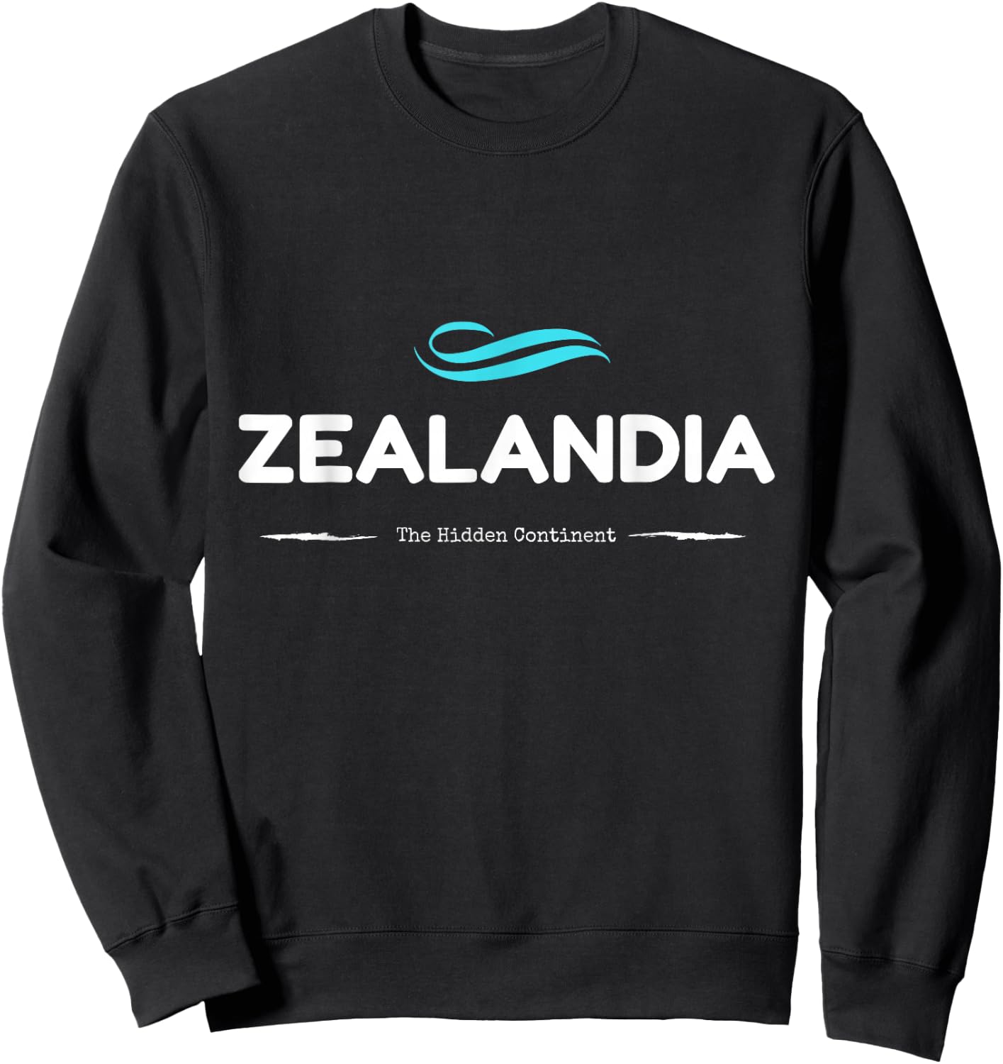 Zealandia - The Hidden Continent Sweatshirt - Sweatshirt | Black