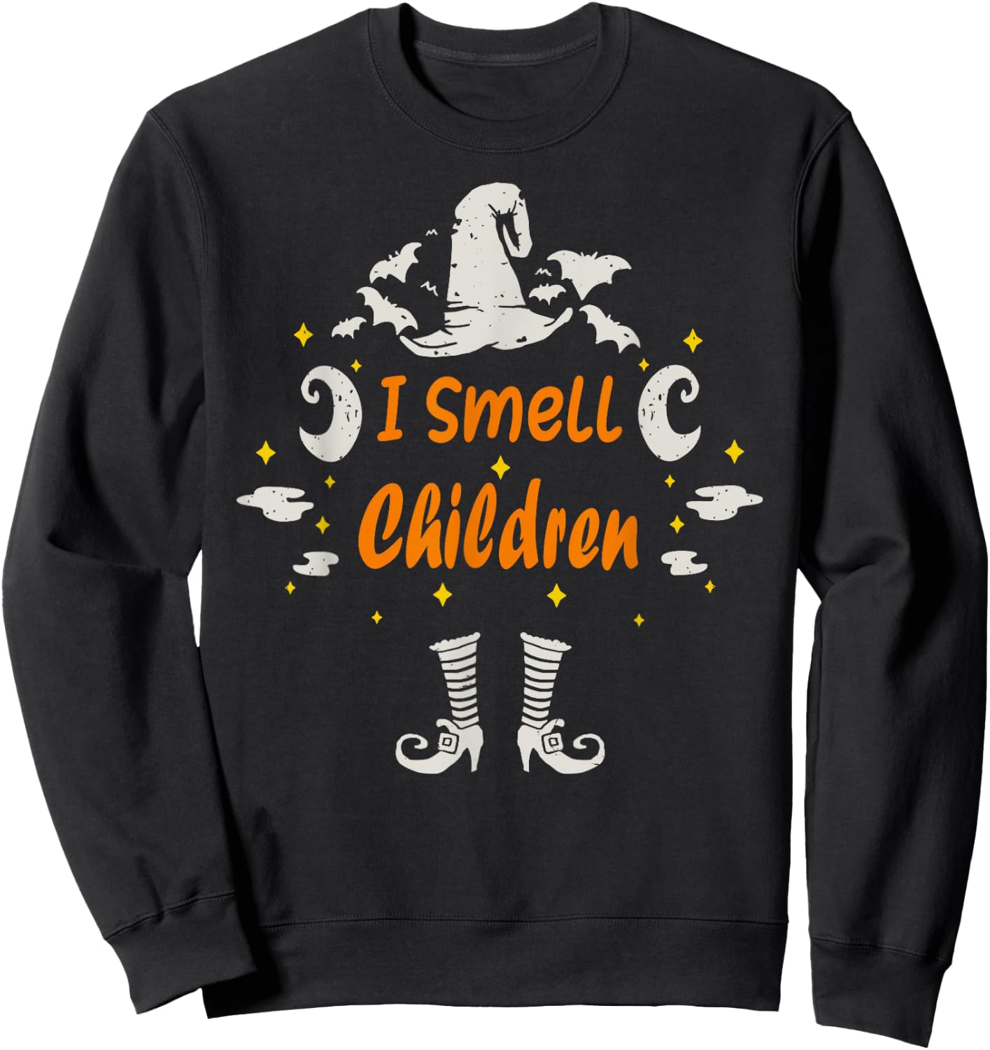 Halloween I Smell Children Funny Teacher costume Men Women Kids Sweatshirt - Sweatshirt | Black