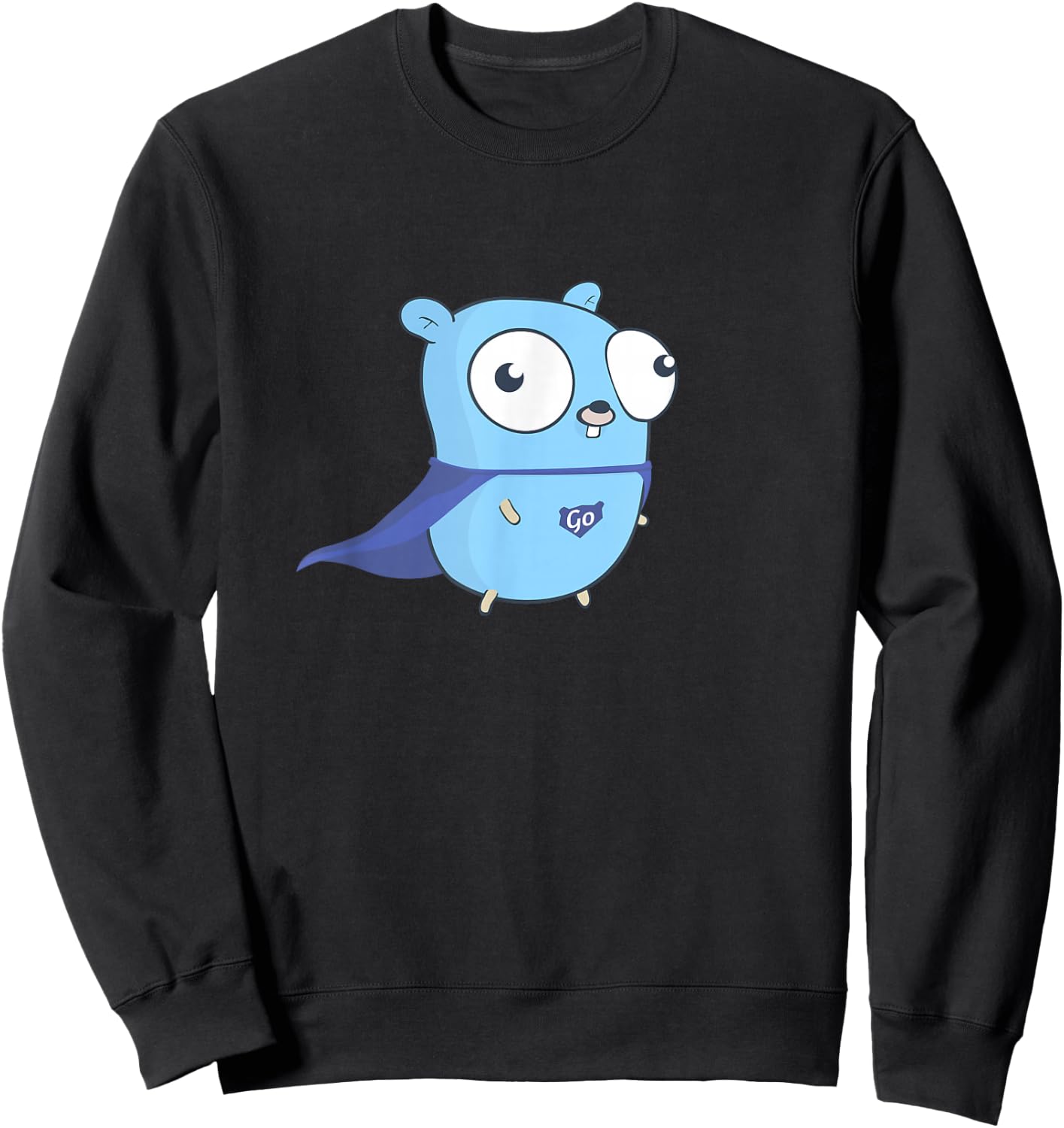 Developer Go Super Golang Sweatshirt - Sweatshirt | Black