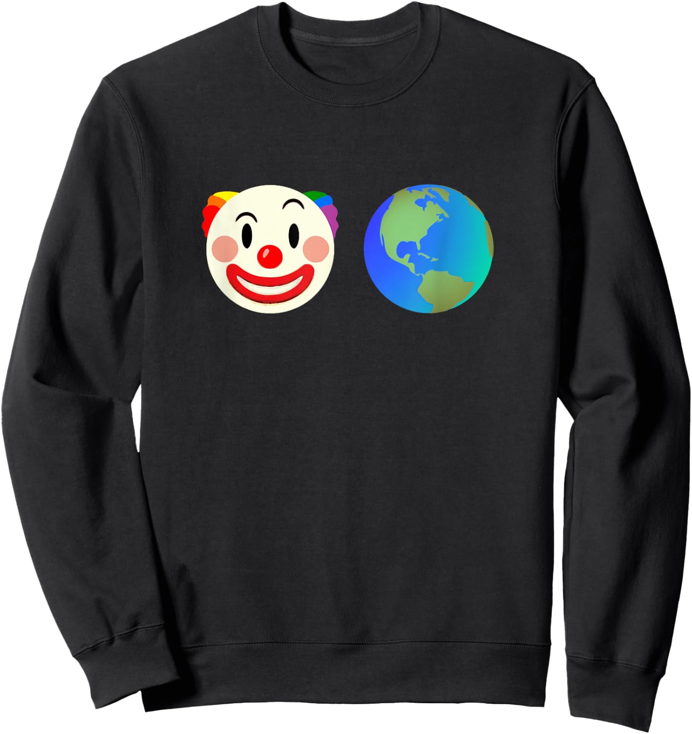 Clown World Design Honk Honk Small Sweatshirt - Sweatshirt | Black