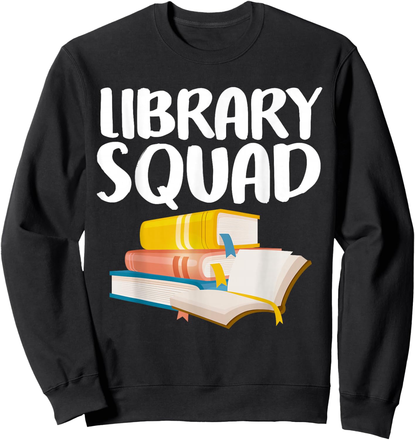 Funny Library Art Women Bookworm Book Lovers Readers Sweatshirt - Sweatshirt | Black