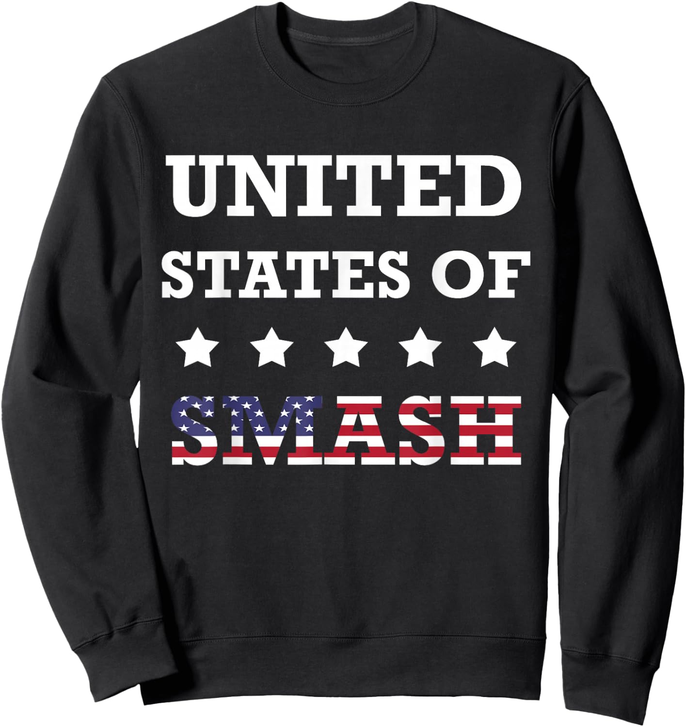 United States of Smash All Might Anime Sweatshirt - Sweatshirt | Black