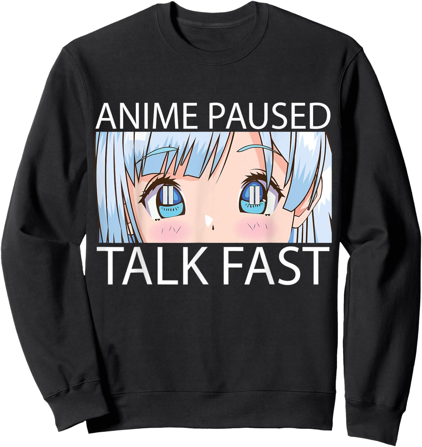 Anime Art Women Teen Girls Anime Merch Anime Lovers Sweatshirt - Sweatshirt | Black