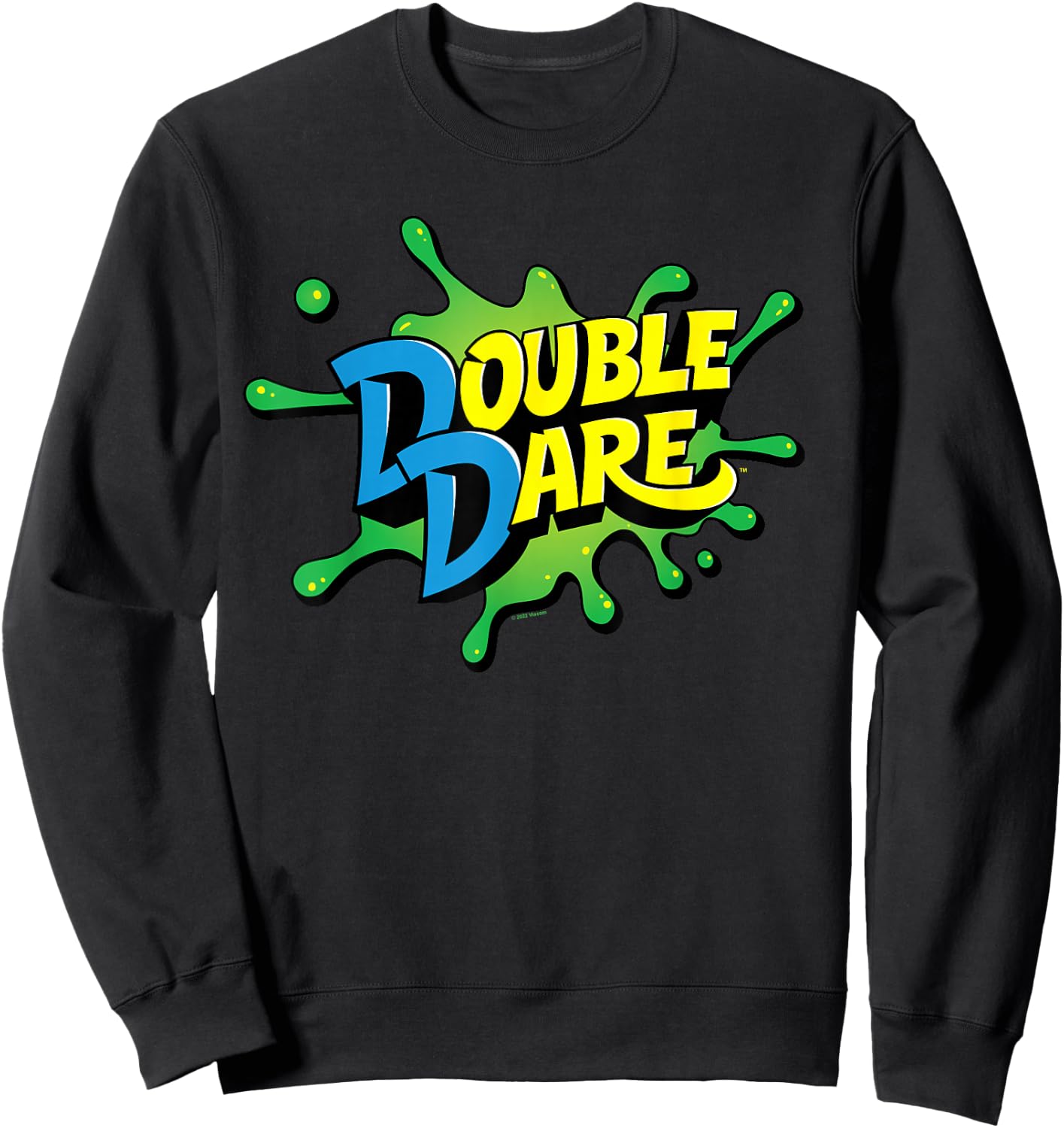 Double Dare Splat Stacked Logo Sweatshirt - Sweatshirt | Black