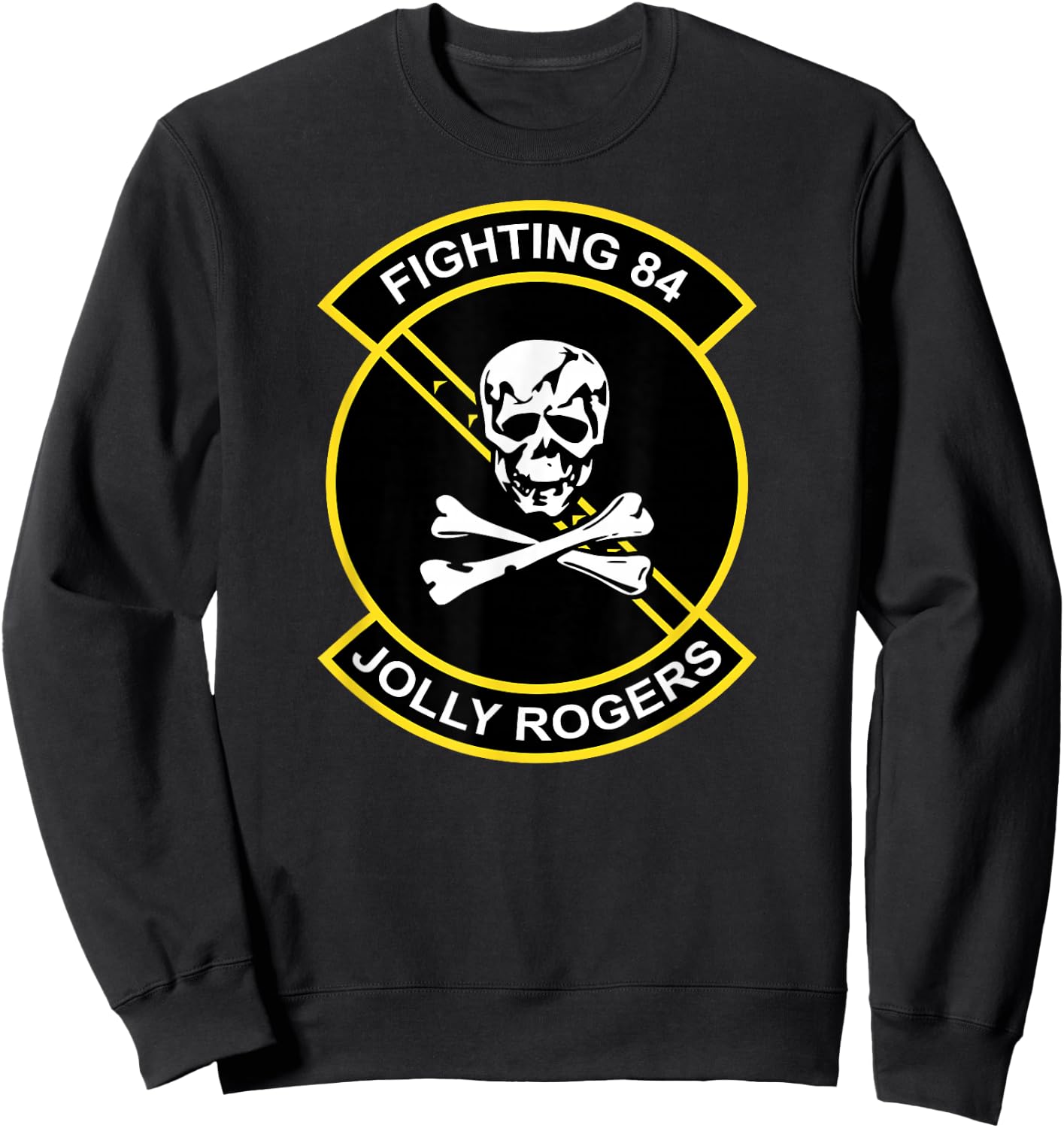 Fighting 84 Jolly Rogers Sweatshirt - Sweatshirt | Black