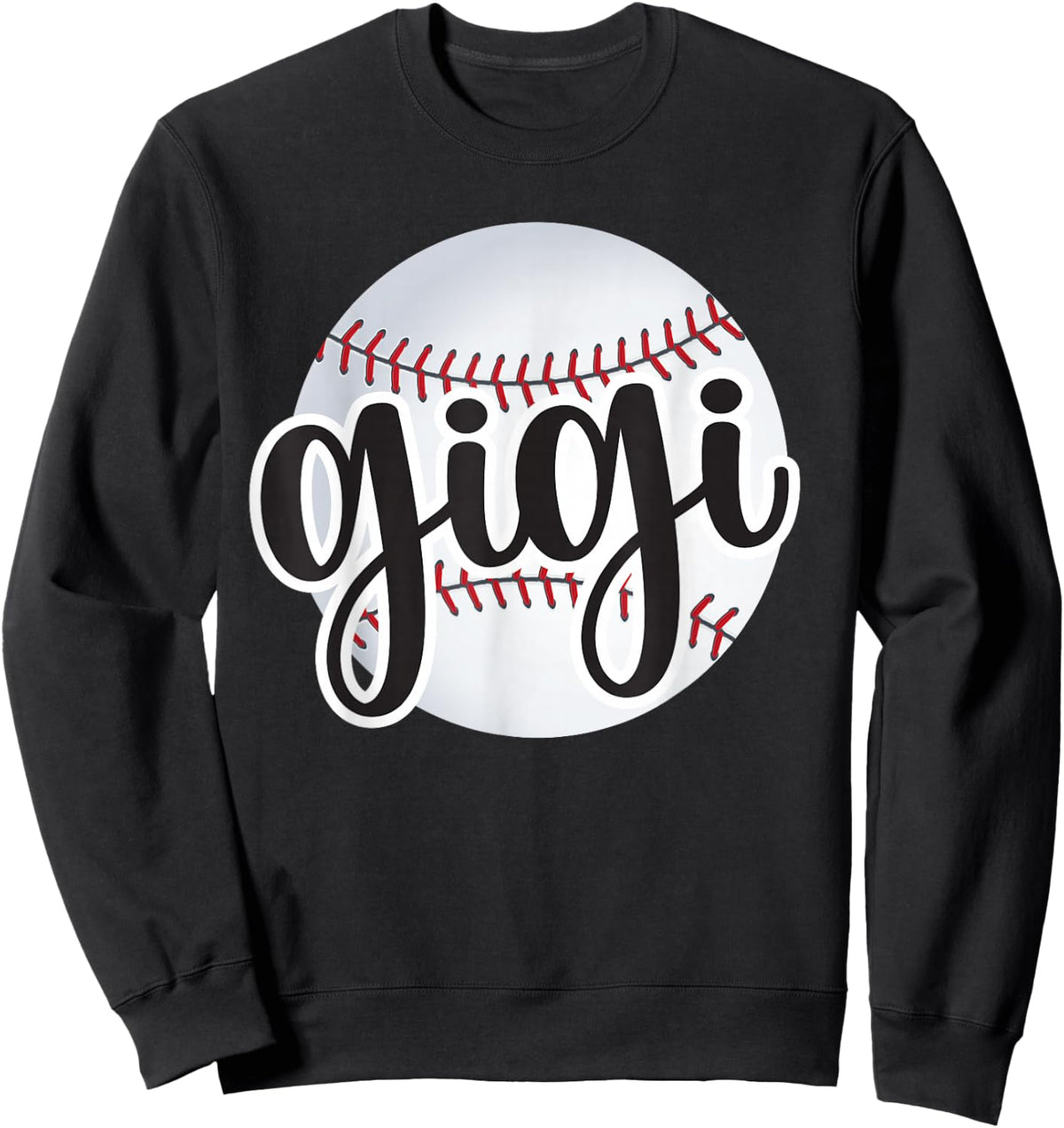 Baseball Gigi Baseball Fan Proud Baseball Grandma Gigi Sweatshirt - Sweatshirt | Black