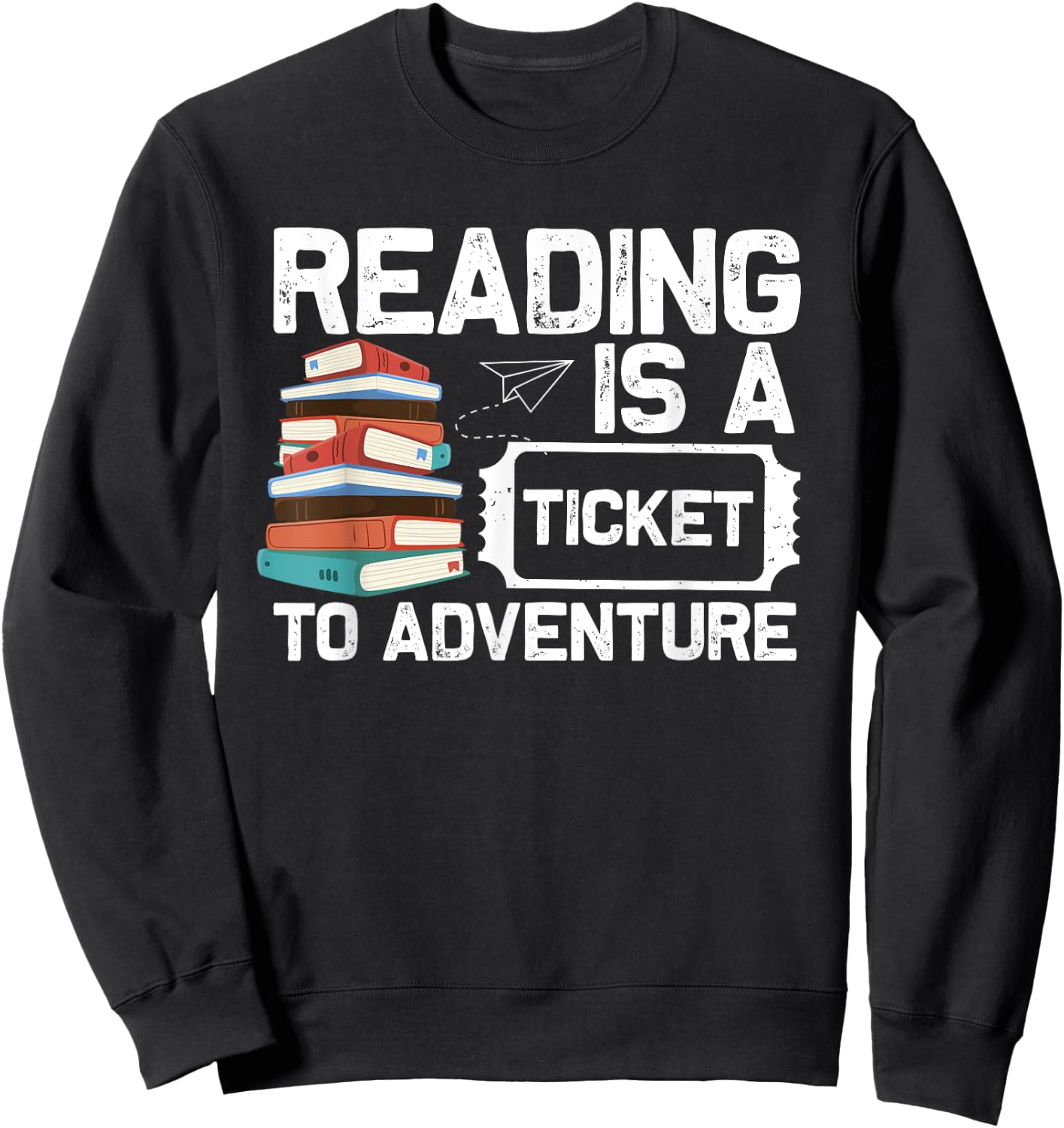 Cool Reading Women Read Books Library Book Lovers Sweatshirt - Sweatshirt | Black