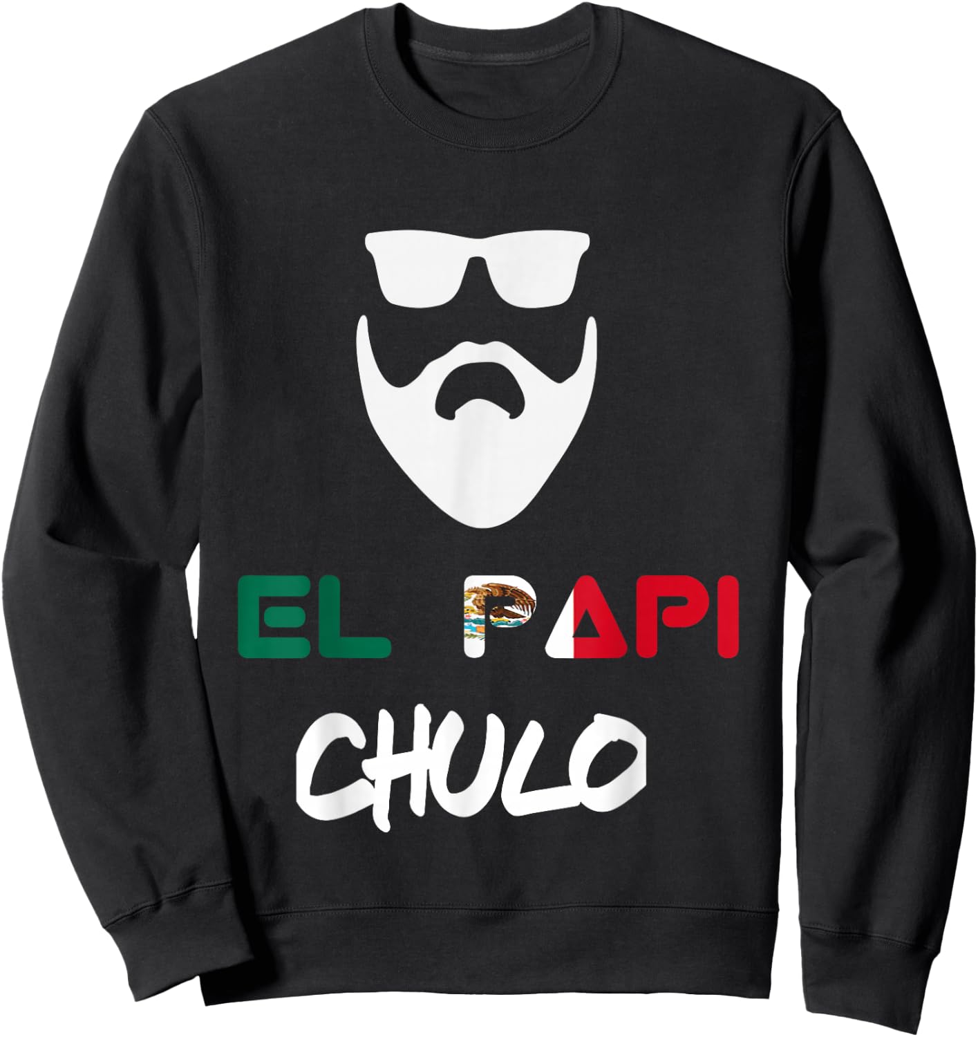 Dia de los padres regalo el papi chulo Sweatshirt - Sweatshirt | Black