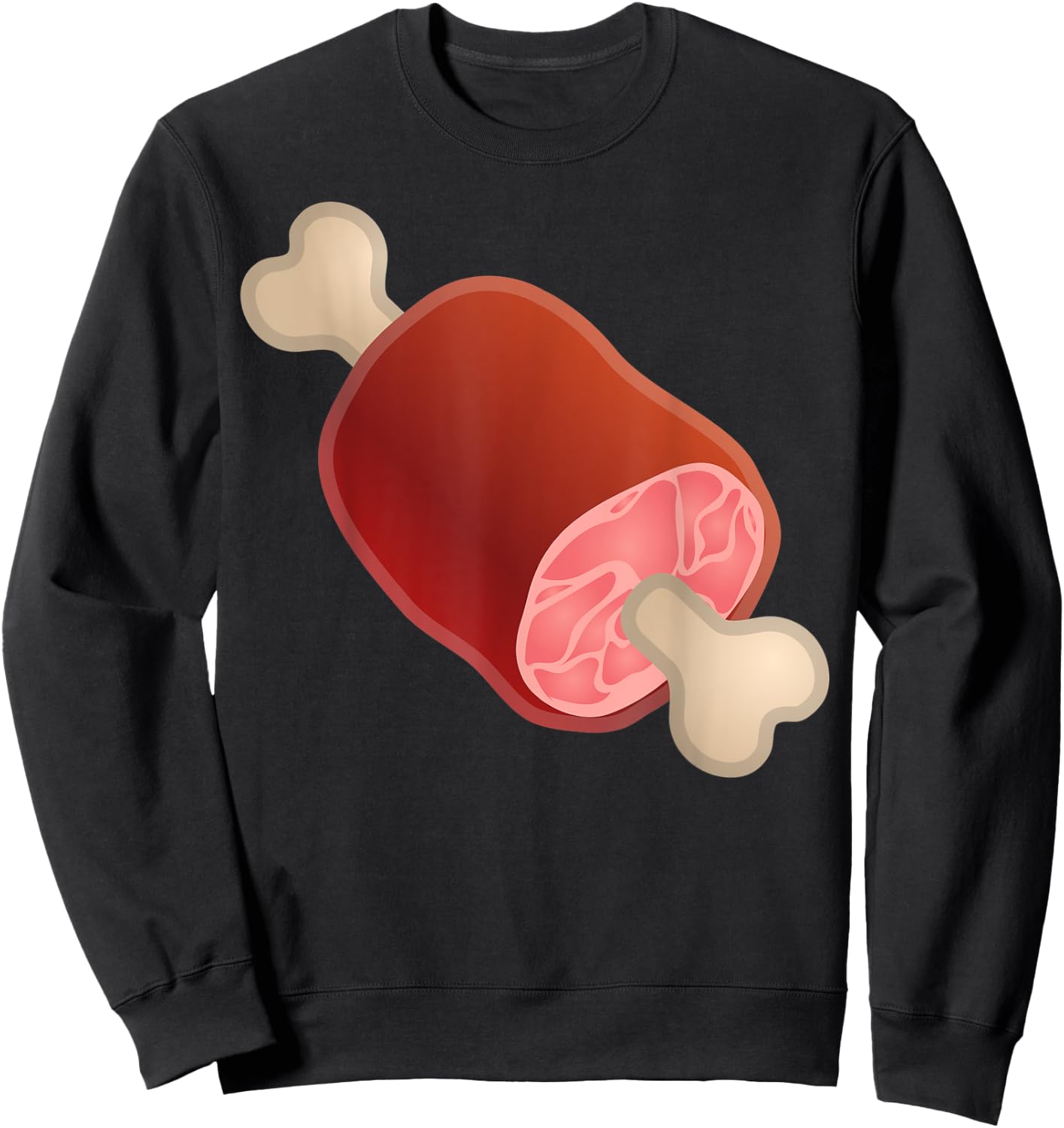 Meat on Bone Costume Sweatshirt - Sweatshirt | Black