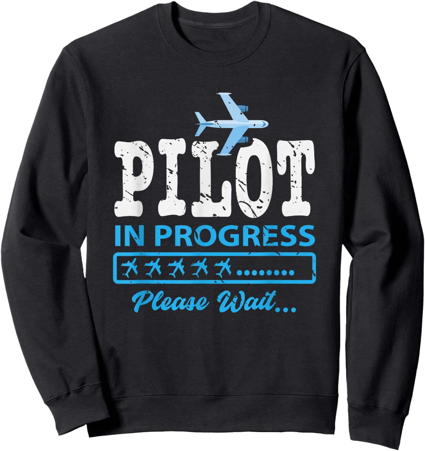 Airport Aeroplane Gift Future Pilot Sweatshirt - Sweatshirt | Black