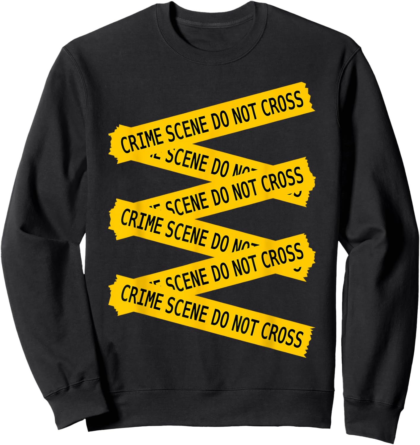 Forensic Science Crime Scene Do Not Cross Forensics Sweatshirt - Sweatshirt | Black
