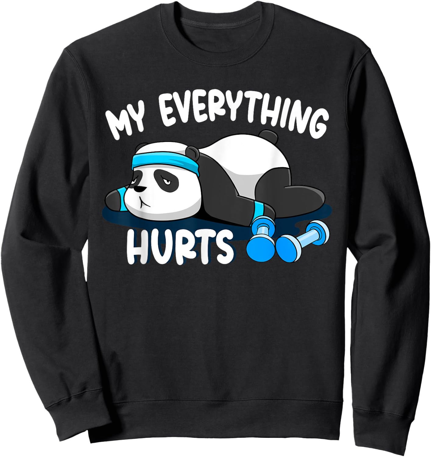 My Everything Hurts Personal Trainer Fitness Coach Sweatshirt - Sweatshirt | Black