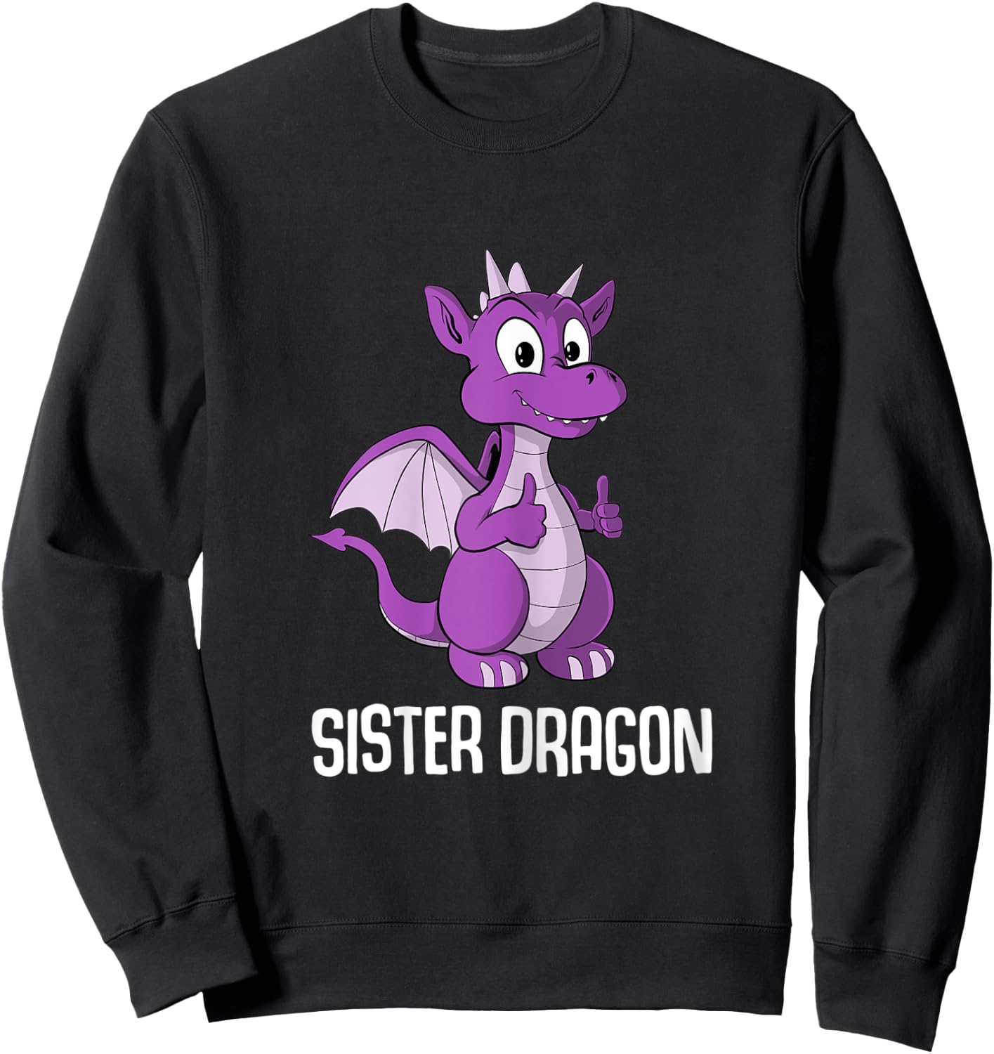 Sister Dragon Sweatshirt - Sweatshirt | Black