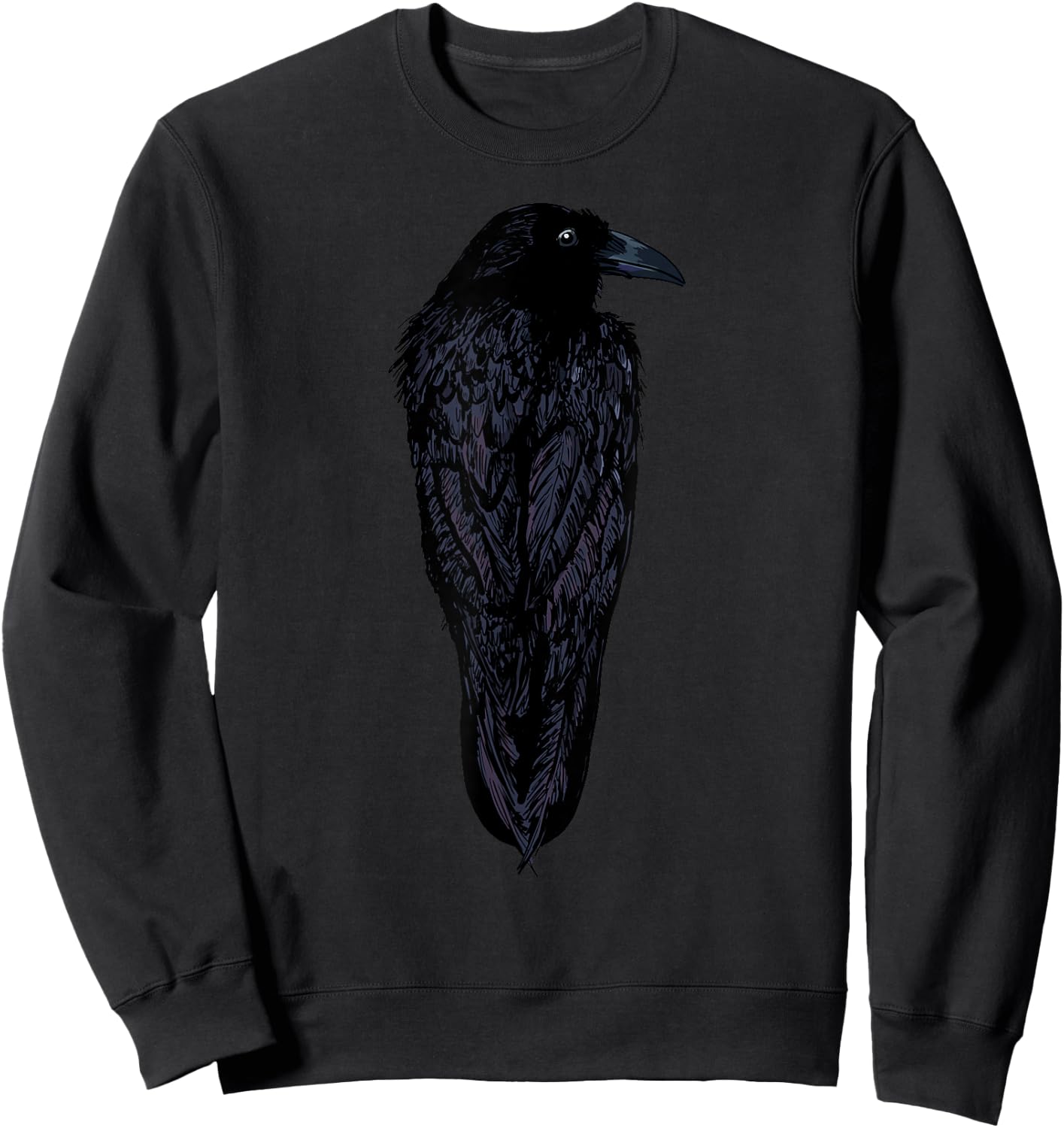 Cool Raven novelty Raven Sweatshirt - Sweatshirt | Black