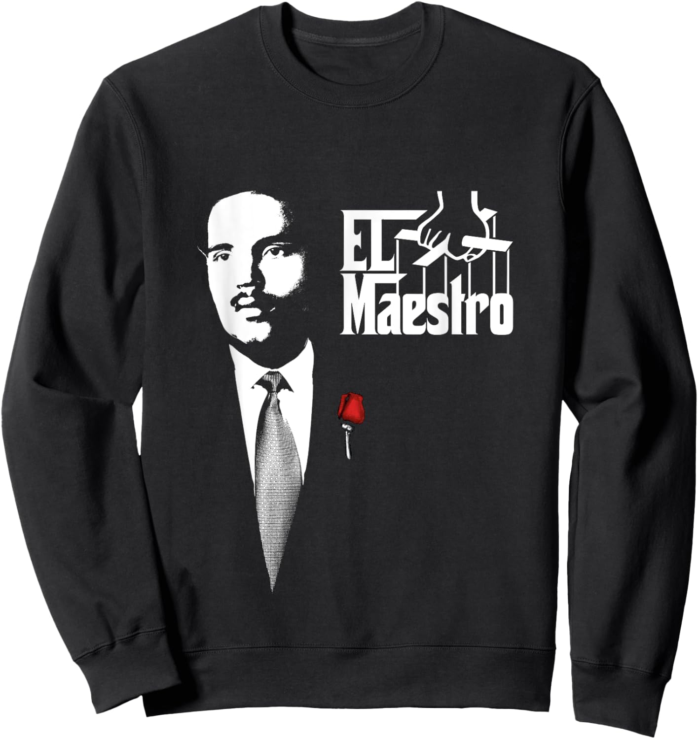 Pedro Albizu Campos El Maestro Puerto Rico Sweatshirt - Sweatshirt | Black