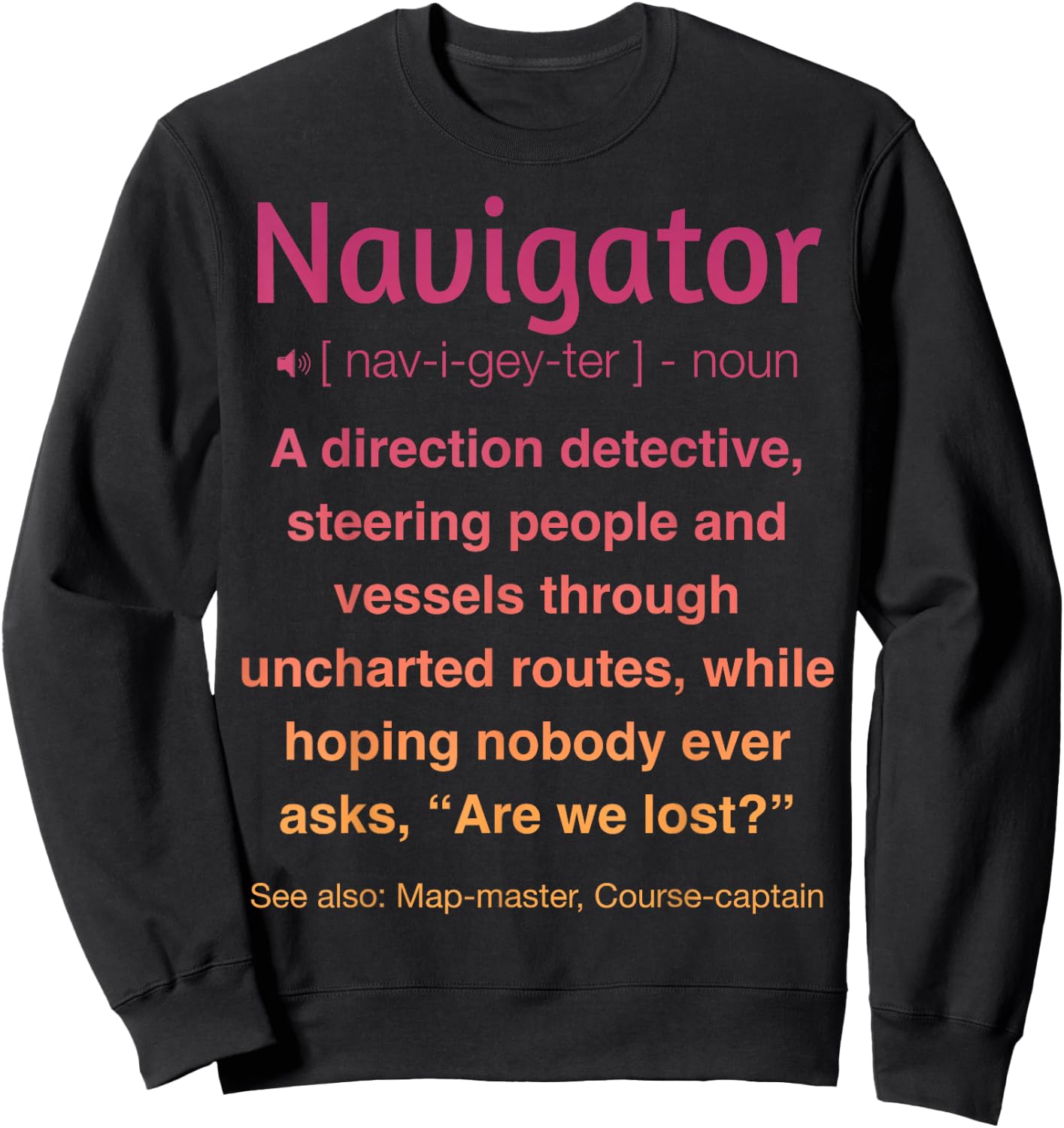 Navigator Sweatshirt - Sweatshirt | Black